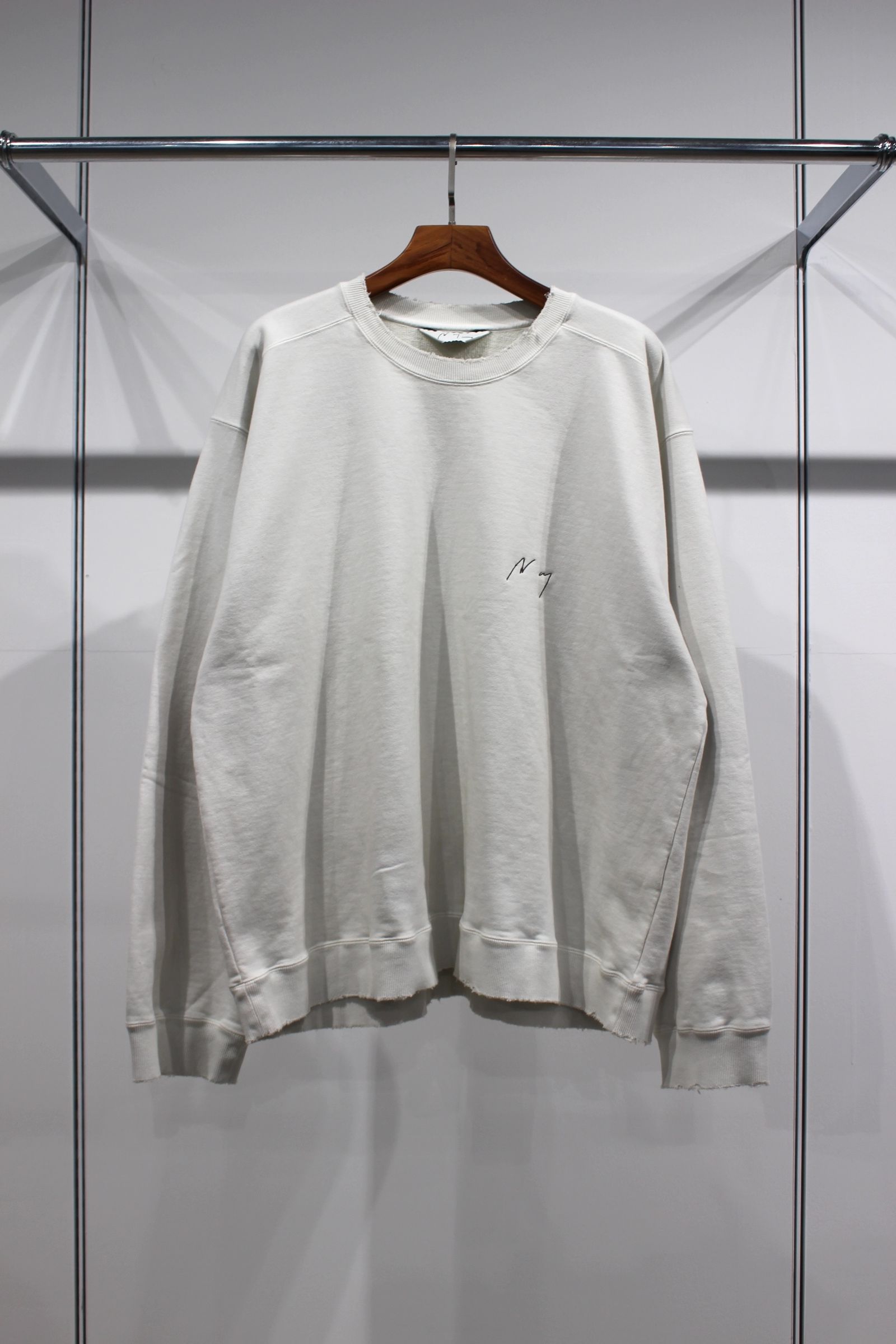 ANCELLM - AGING OVER SWEAT SHIRT/IVORY | NapsNote