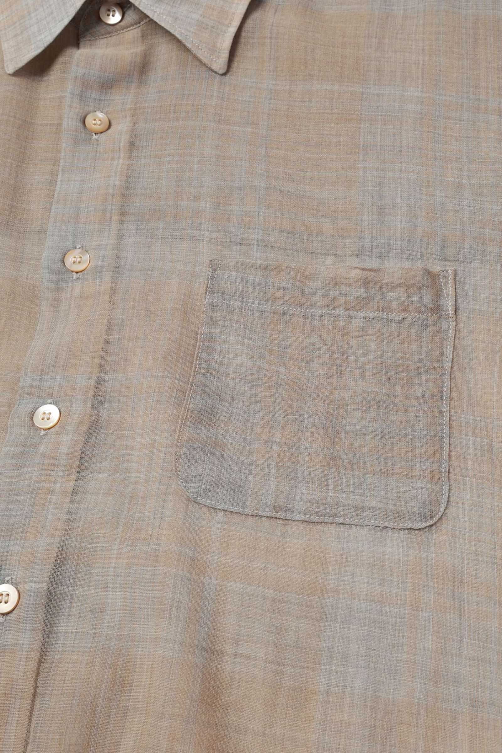 [ラスト1点] CHECK SHIRT S/S | LIGHT GRAY | シャツ