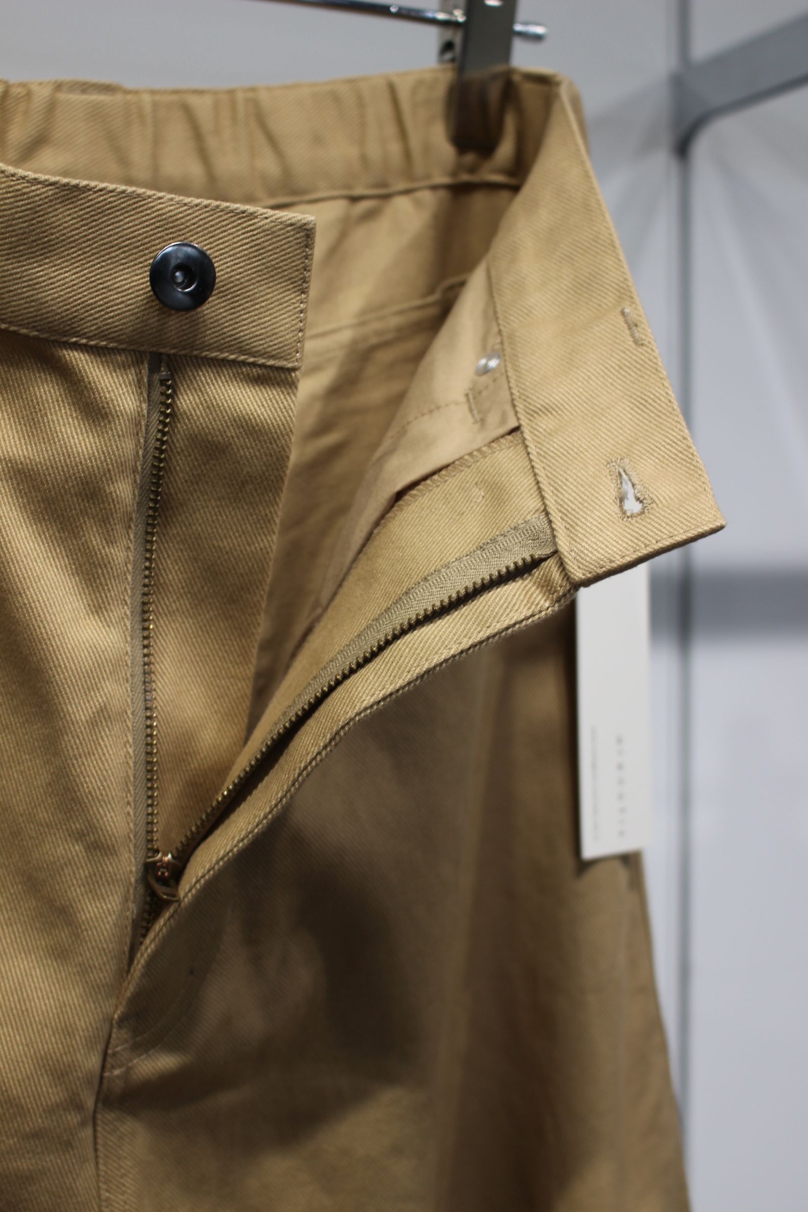 Clear Twill Crescent Wide 5-Pocket Trousers | BEIGE | 5ポケットパンツ