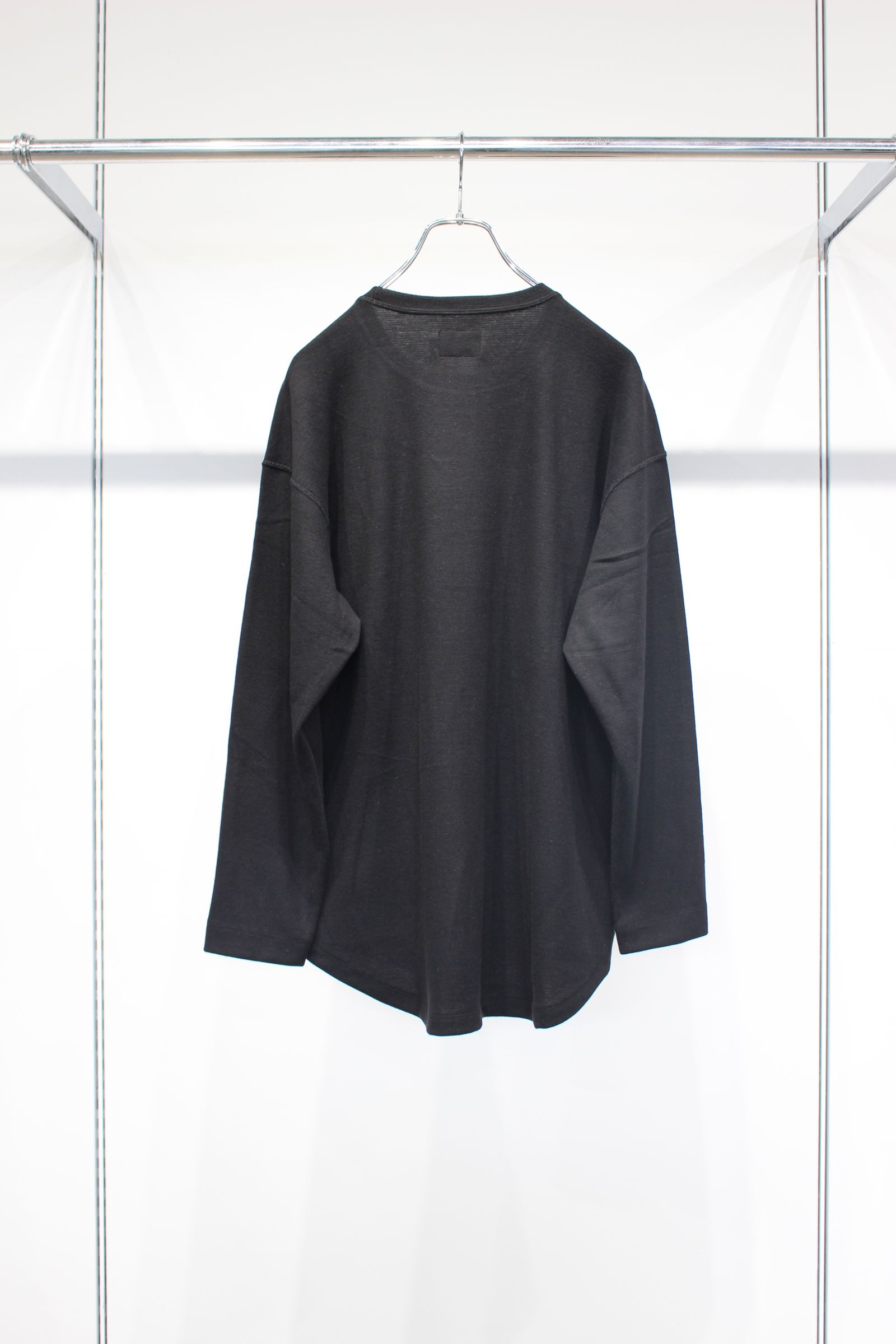PREMIEREWARM L/S TEE (crew-neck) | BLACK | カットソー