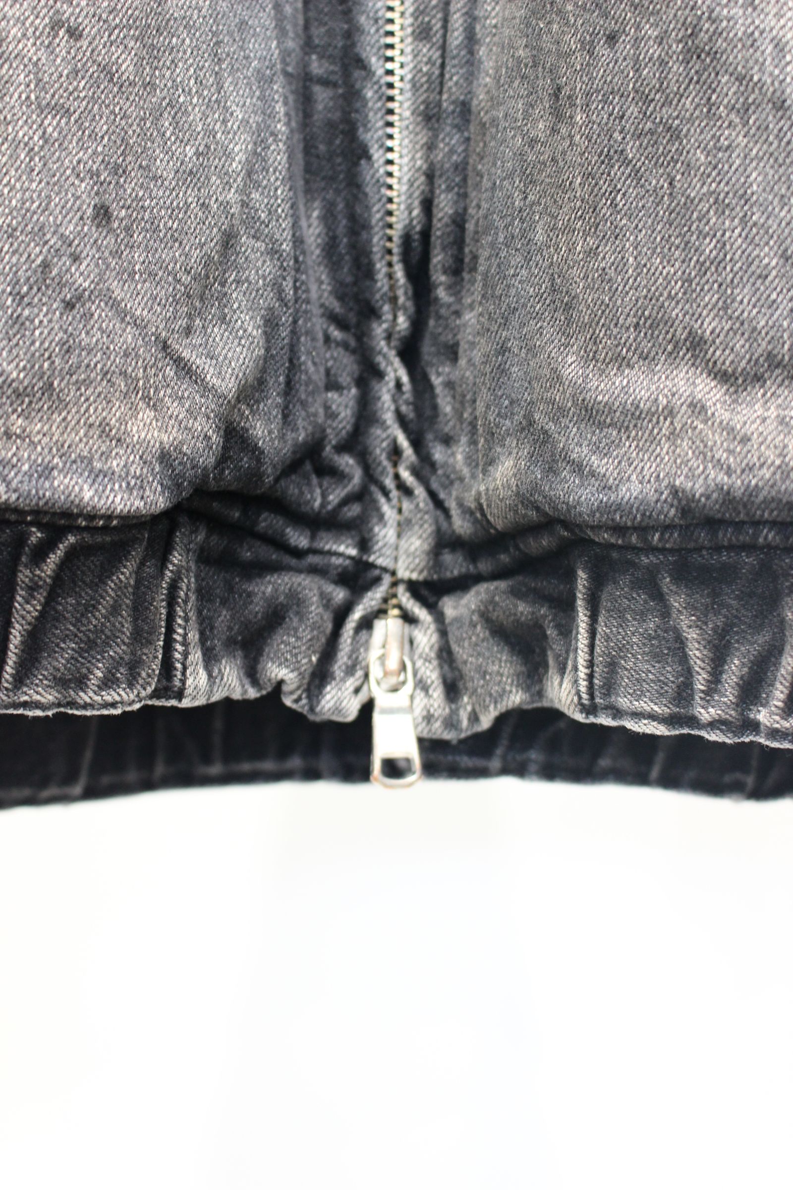 [ラスト1点] AGING DENIM TUCK JACKET | BLACK | デニムジャケット