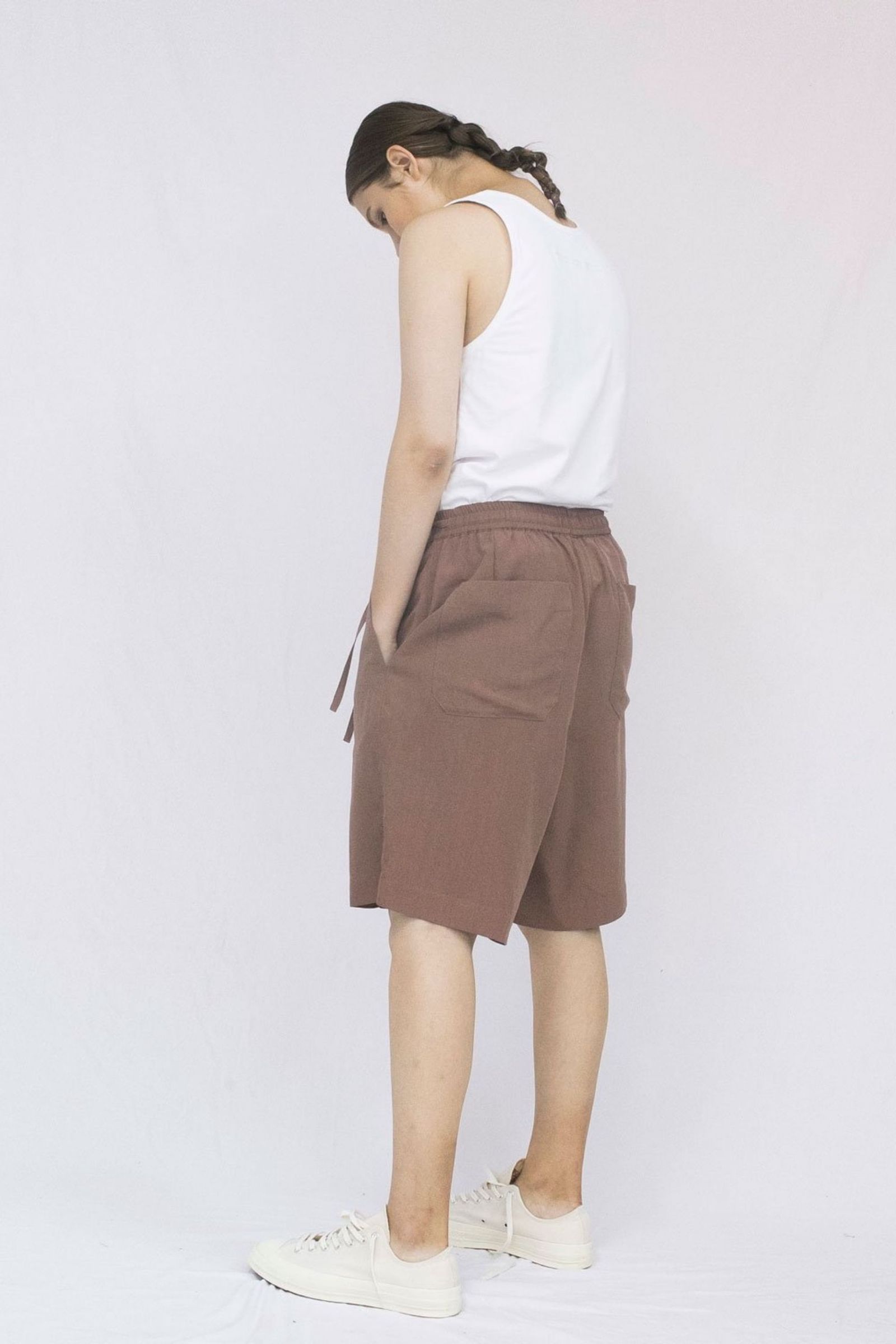 SOFT DRAPE MODAL SHORT Pants/ショートパンツ