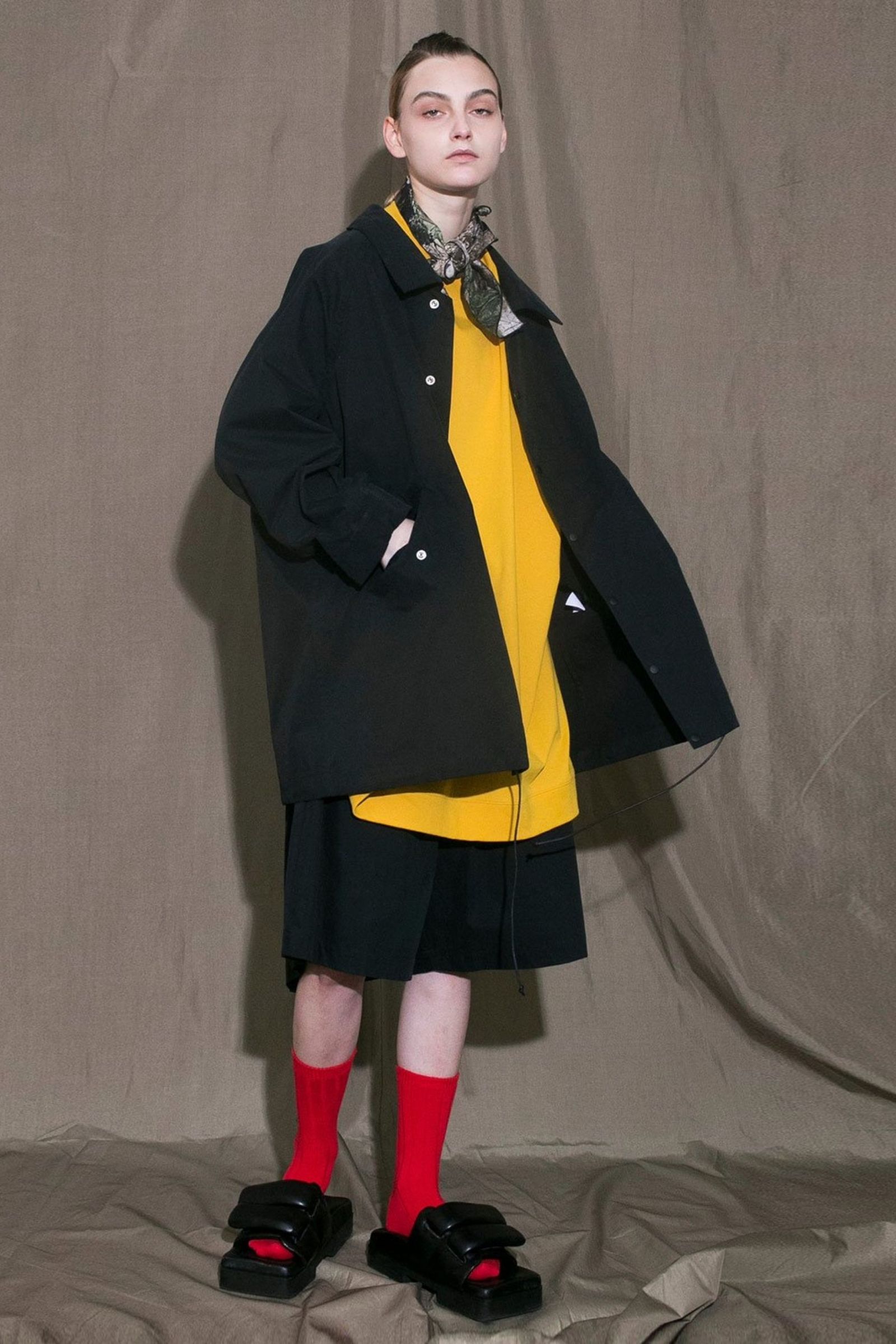 my beautiful landlet - COTTON NYLON BIO HALF COAT/ハーフコート