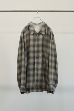 OMBRECHECK SHIRT | BROWN | チェックシャツ