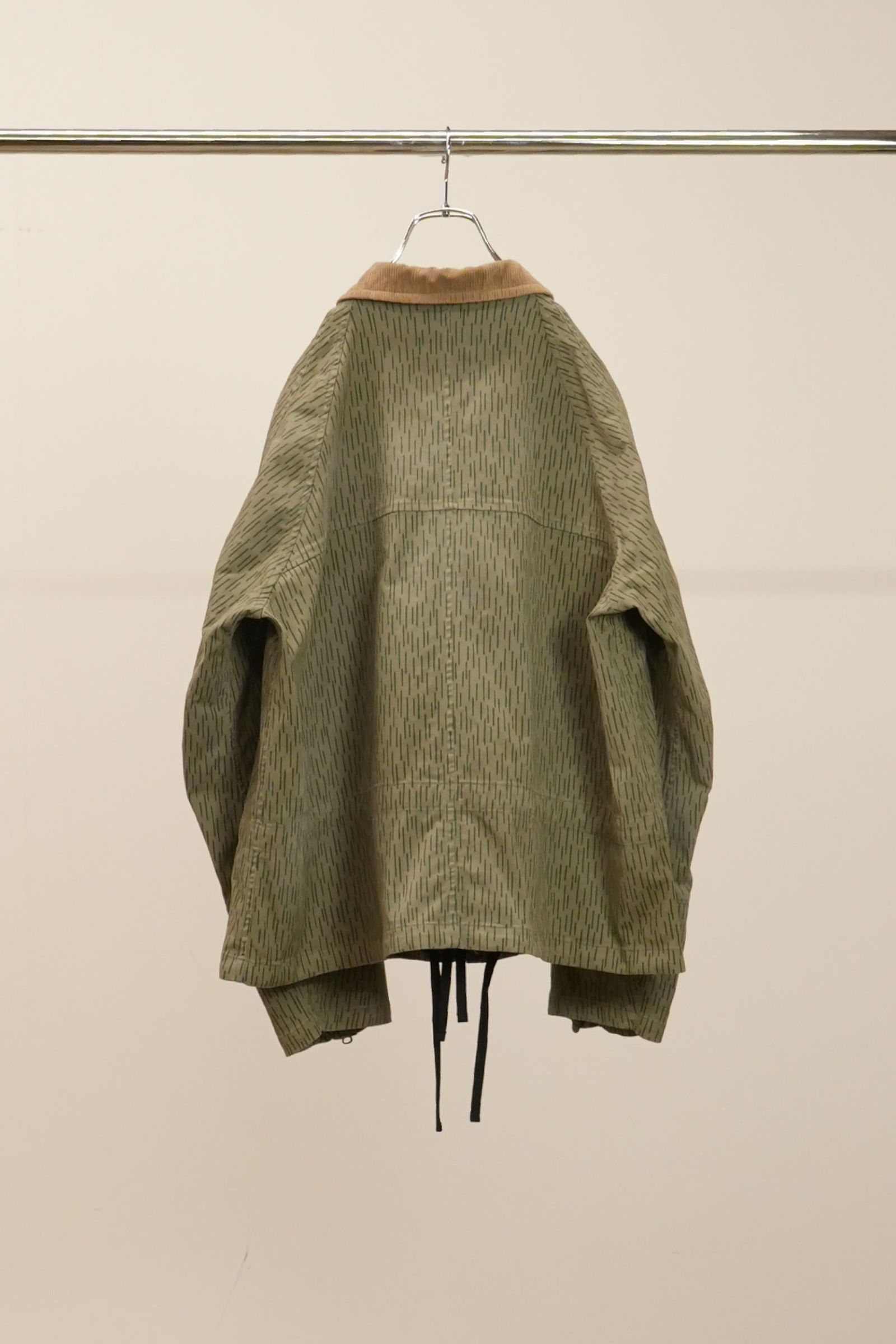 CAMO ZIPUP JACKET | RAIN DROP CAMO | ジャケット