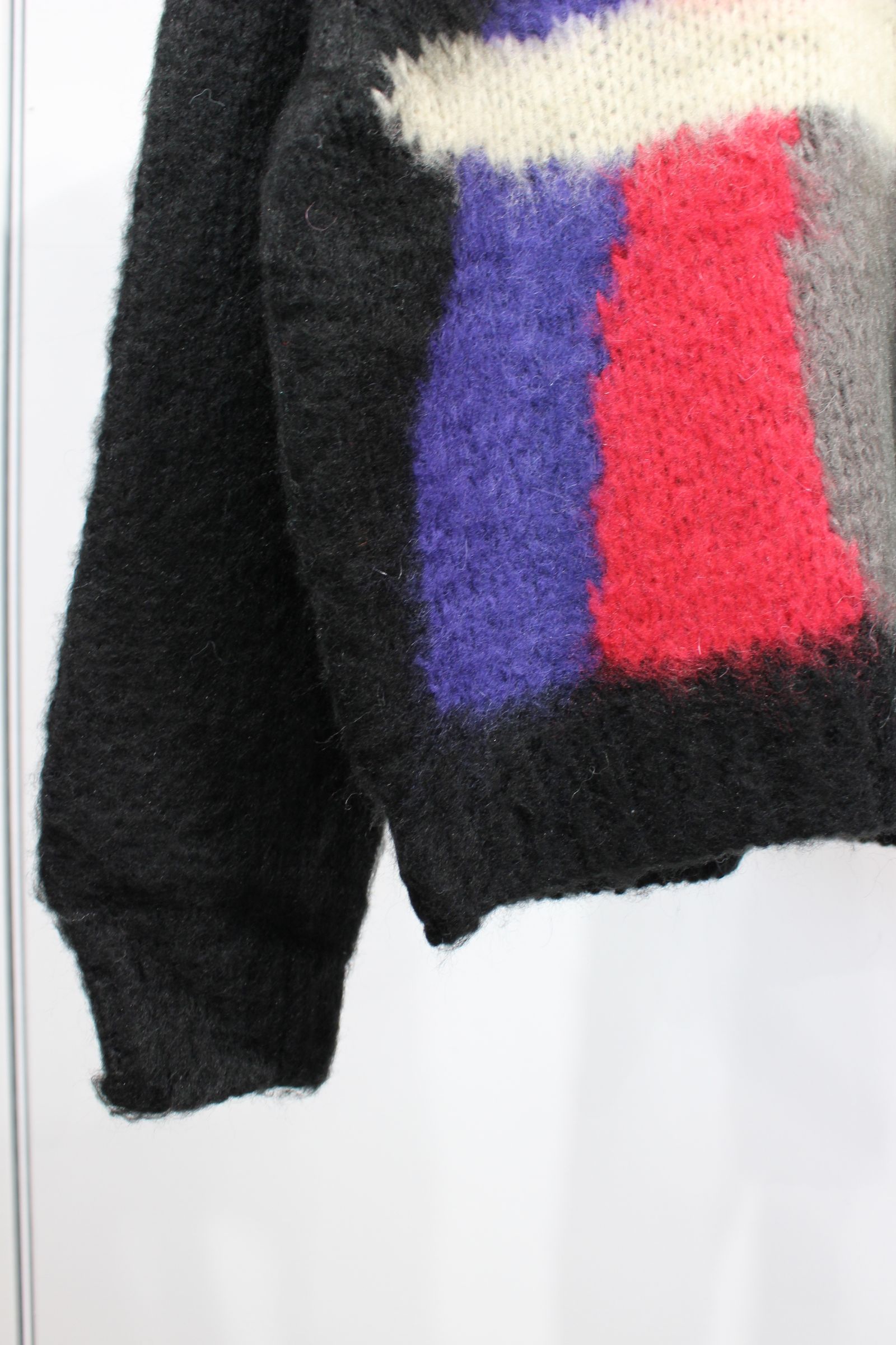JieDa - MOHAIR RAINBOW KNIT/SAX | NapsNote