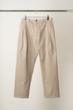 CHINO SLACKS | GRAY | チノスラックス