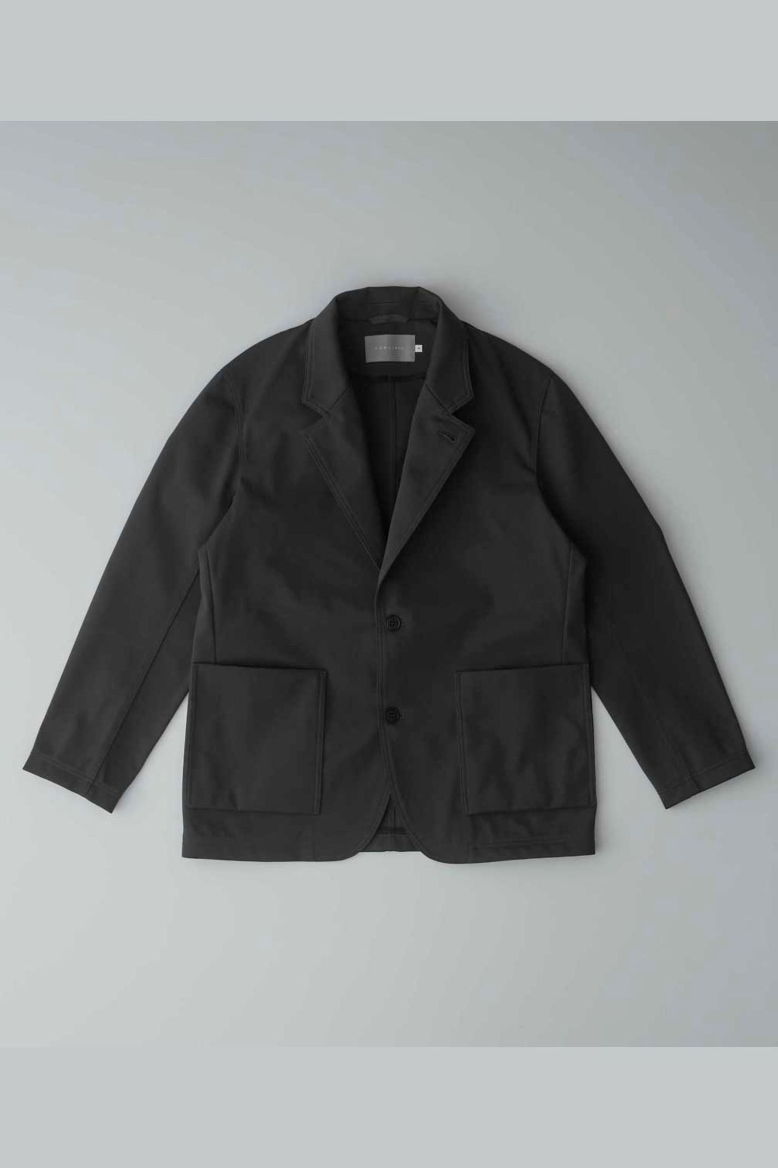 SOLID DOUBLE-KNIT JACKET | BLACK | テーラードジャケット