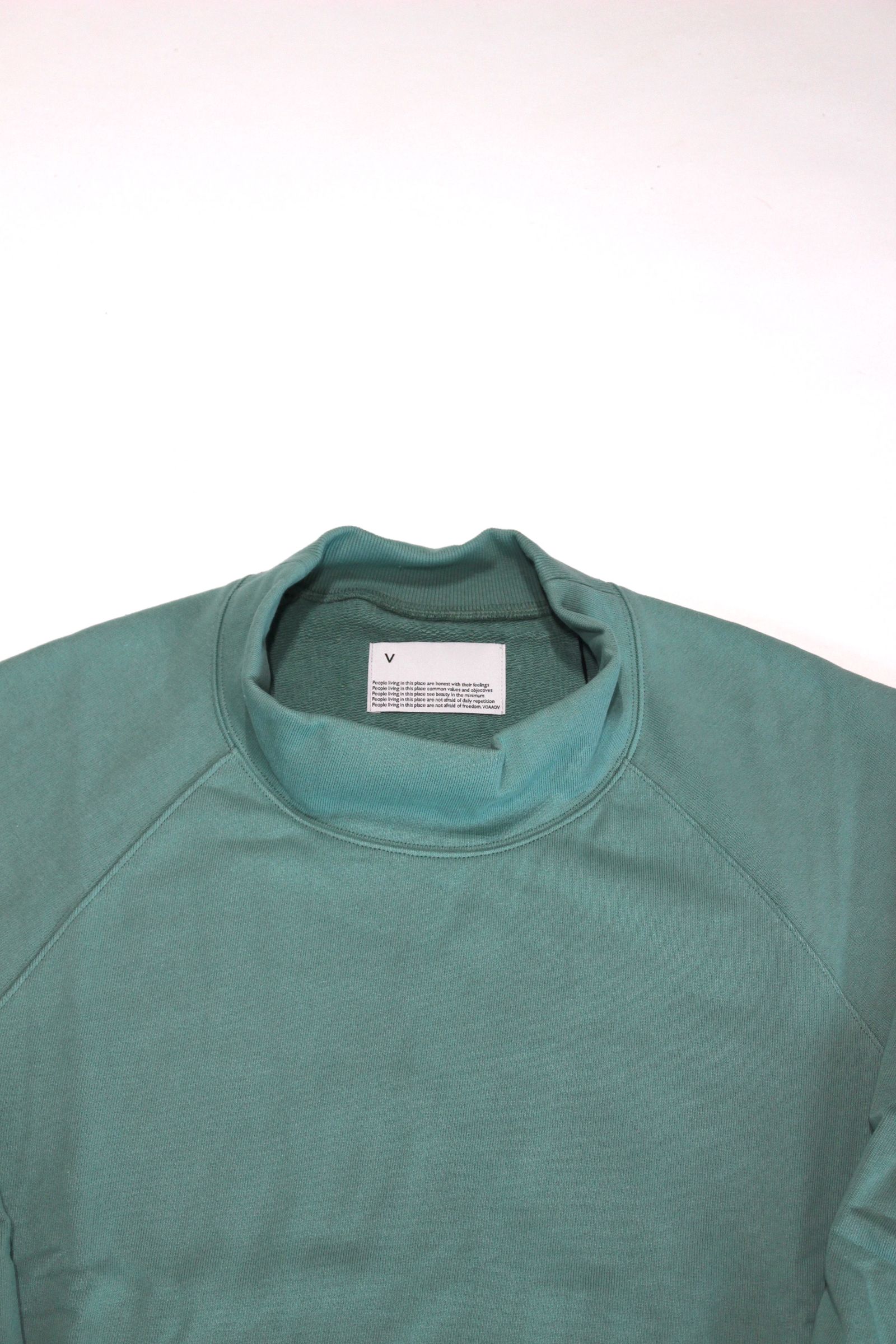Pile Shape Knitted Sweat (Hi-neck)/ハイネックスウェット