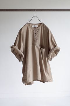 DYED SKIPPER SS SHIRT/BEIGE