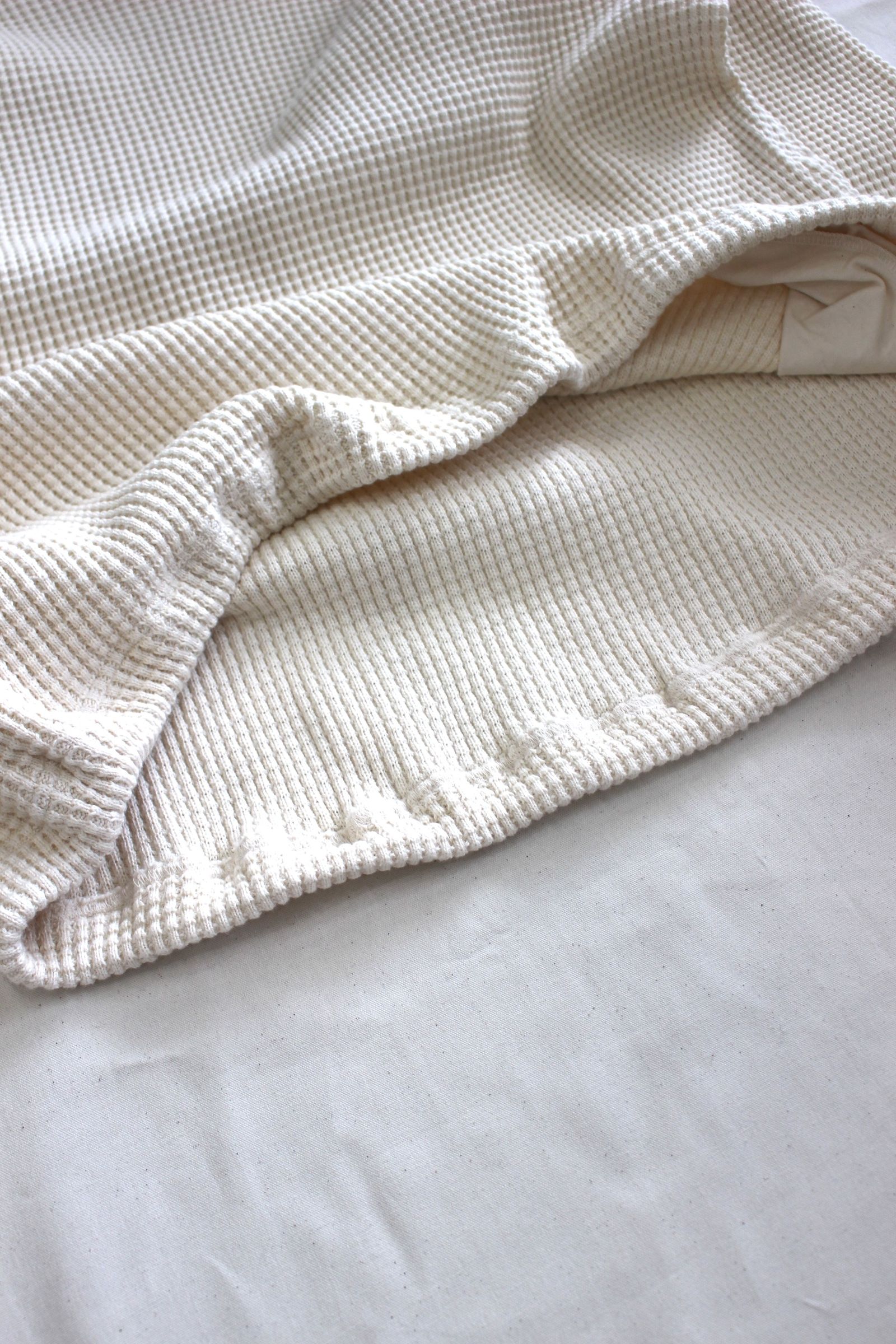 ALBERT MOC SWEATER | ECRU | ワッフルカットソー