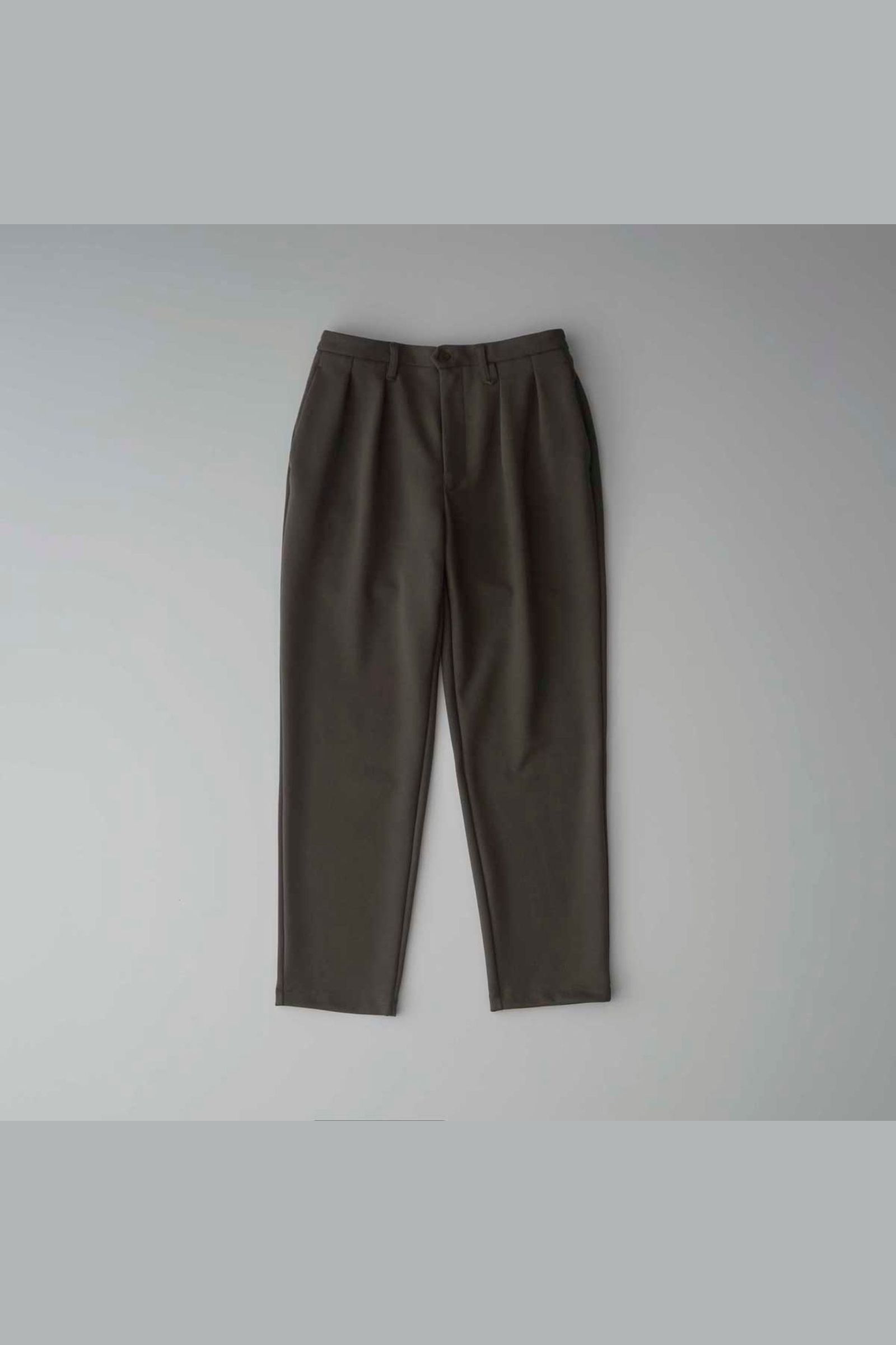 PONTE ROME CLASSIC TAPERED PANTS | CHARCOAL | 2タックパンツ