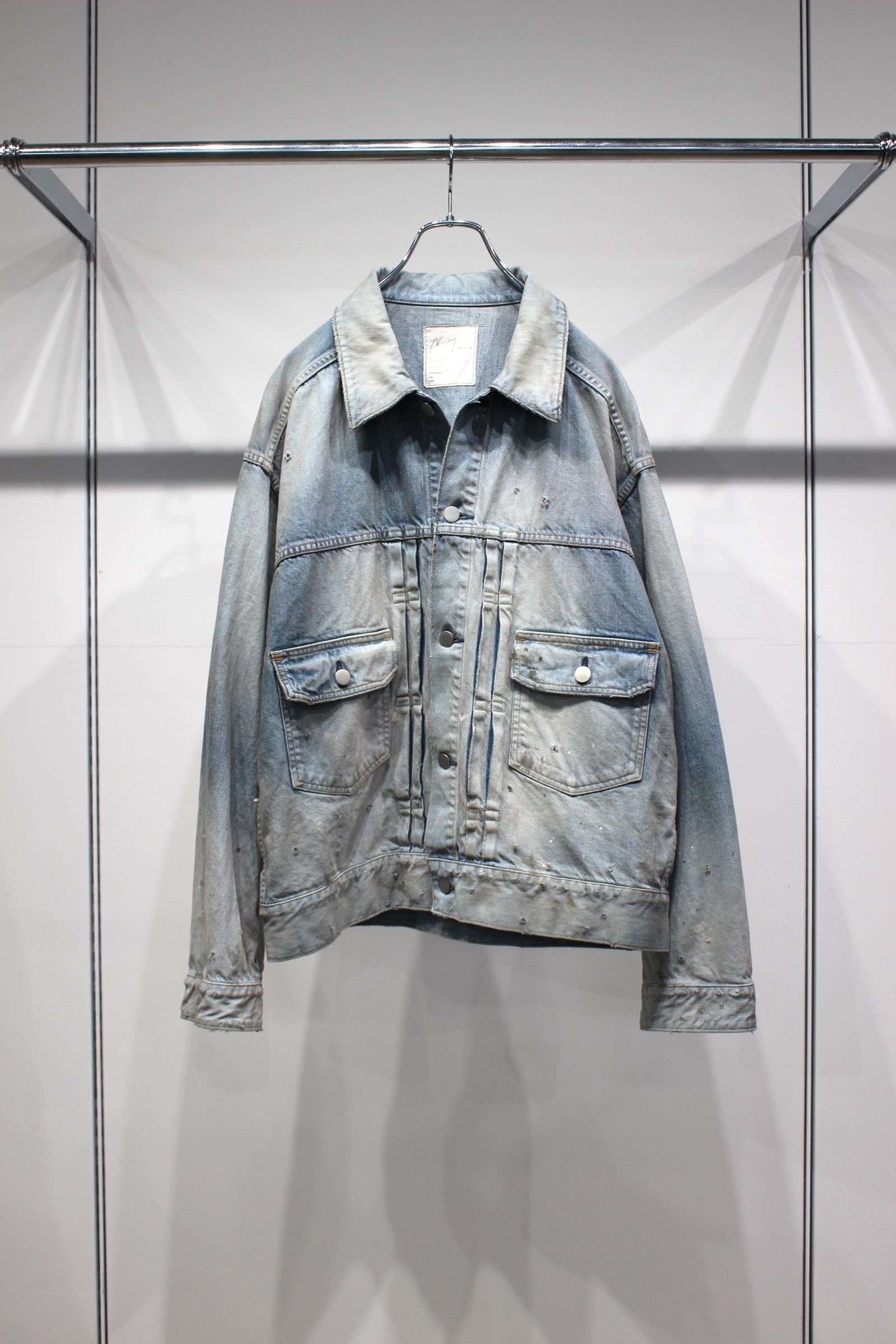 [ラスト1点] AGING DENIM JACKET | L.INDIGO | デニムジャケット