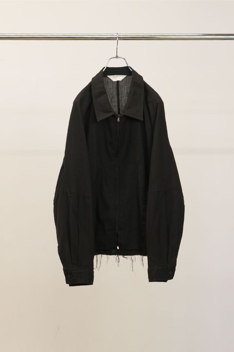 L/N ZIPUP SHIRT JACKET | BLACK | ライトブルゾン