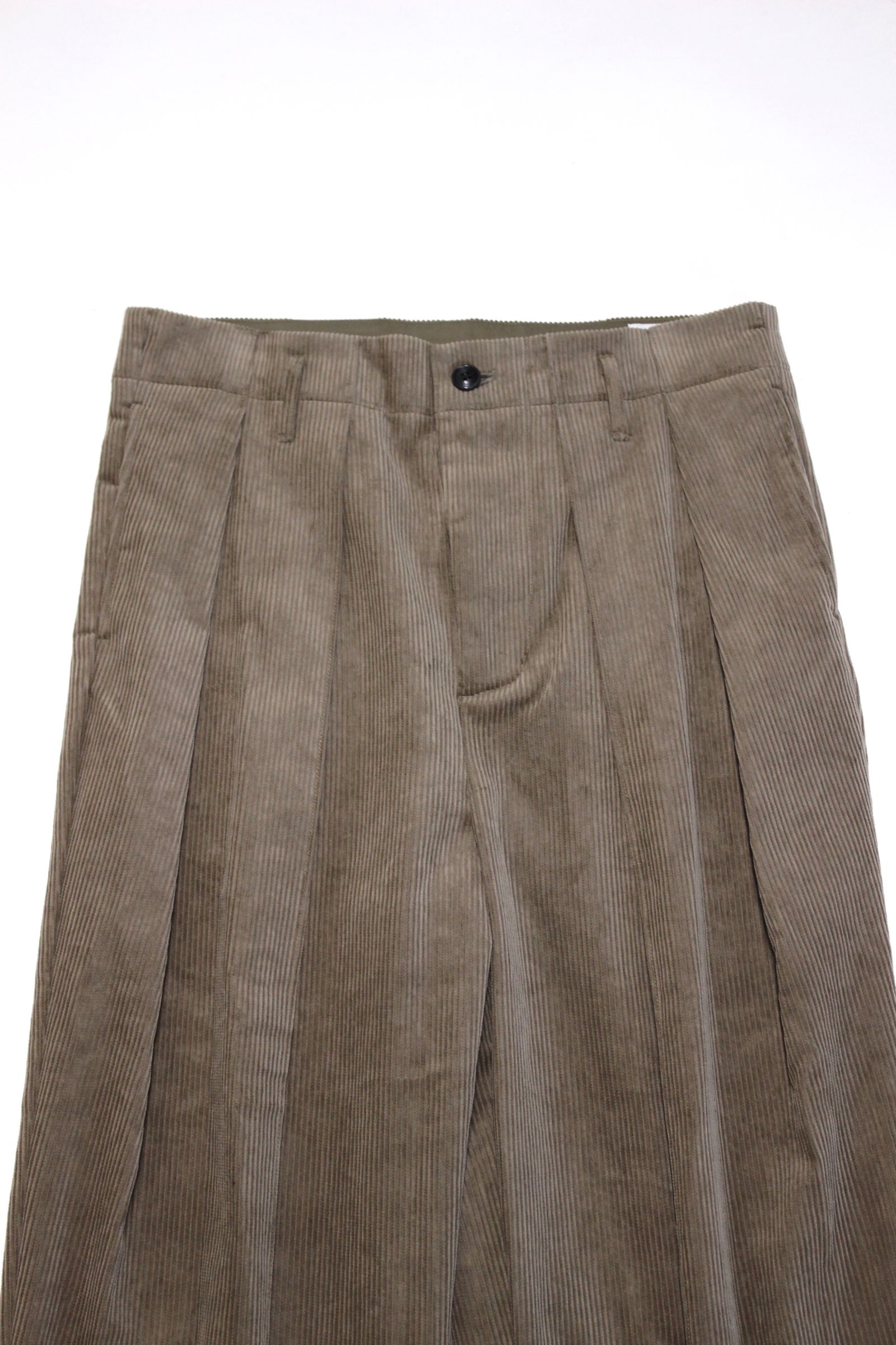 washing corduroy wide pants/コーデュロイワイドパンツ