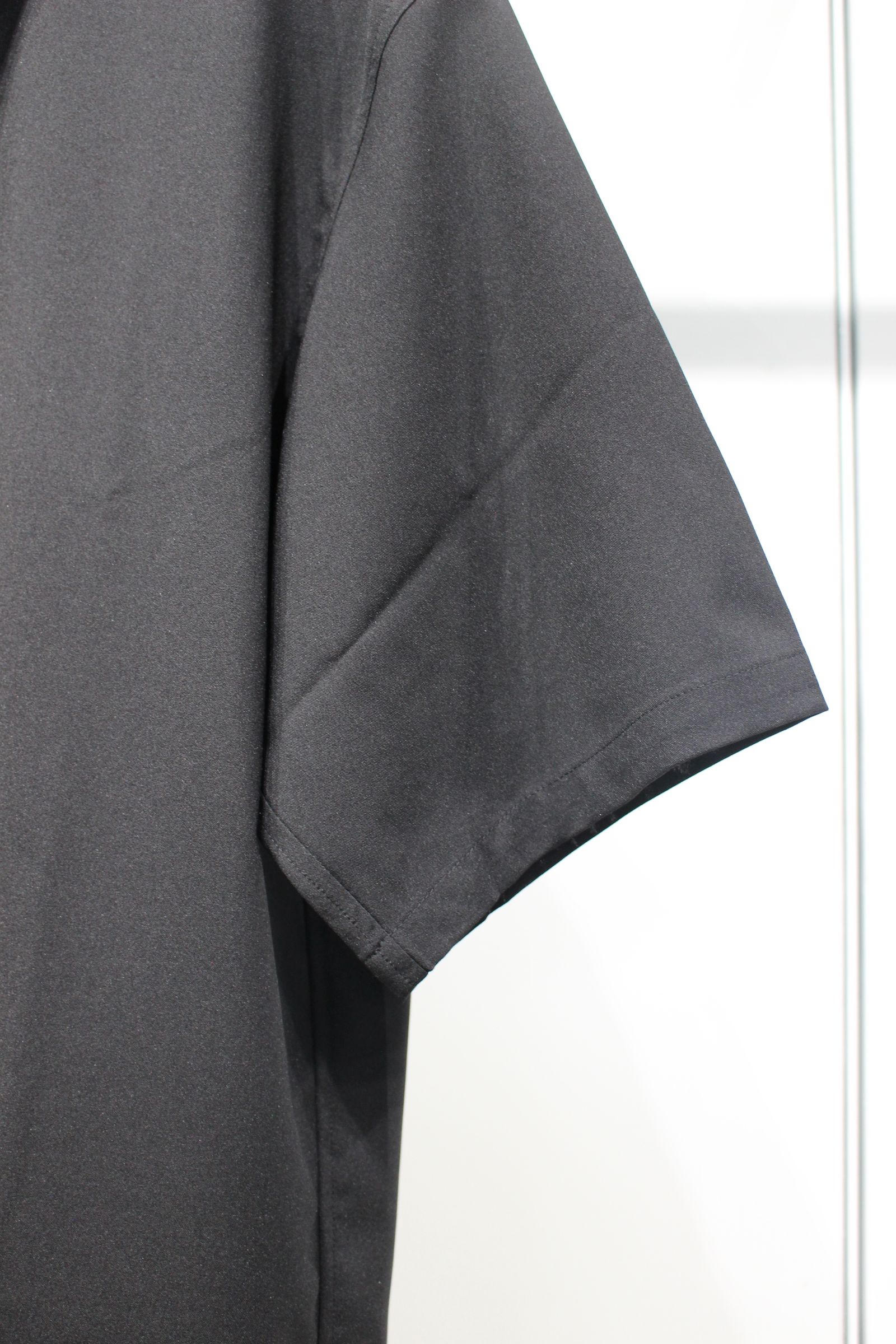 SKIPPER SHARI SHIRTS | BLACK | スキッパーシャツ