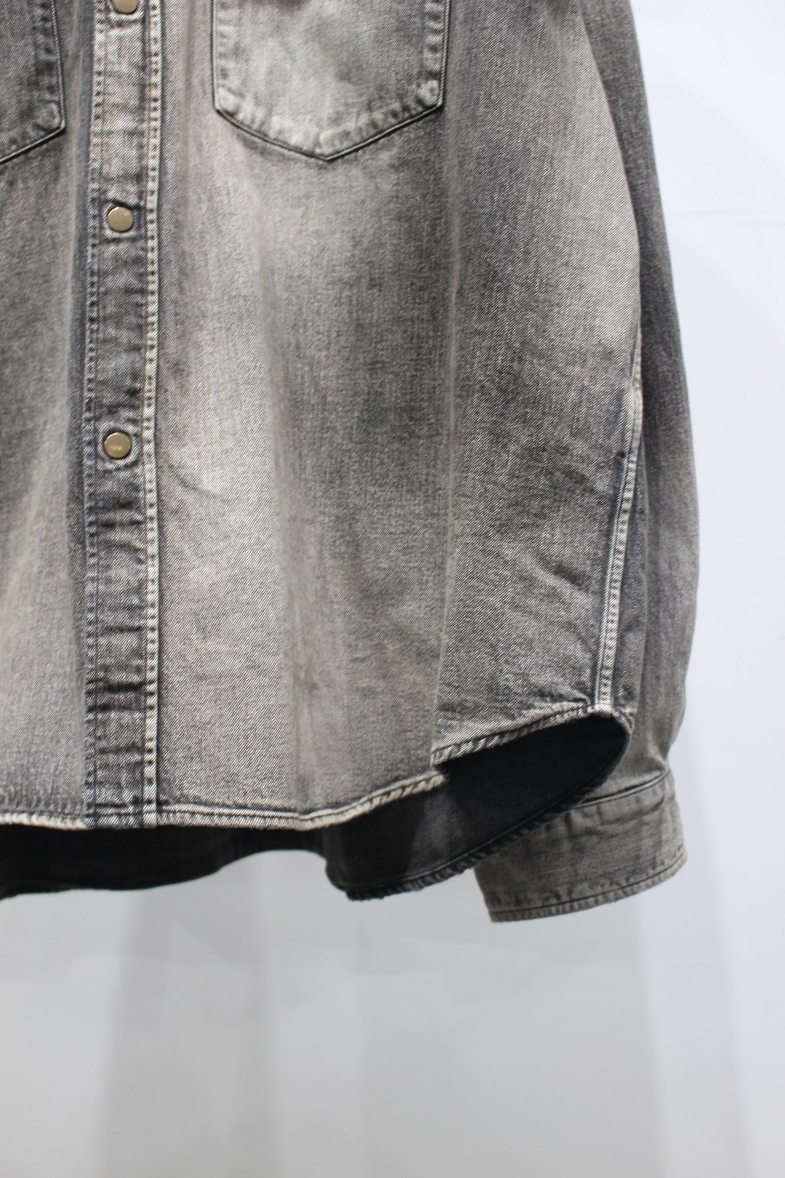 DENIM WESTERN SHIRT | BLACK | デニムシャツ