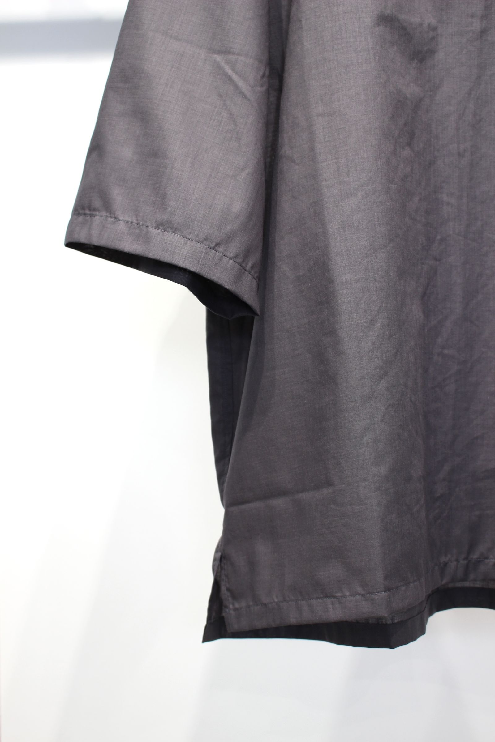 LAWN SKIPPER  SHIRTS | CHACOAL | スキッパーシャツ