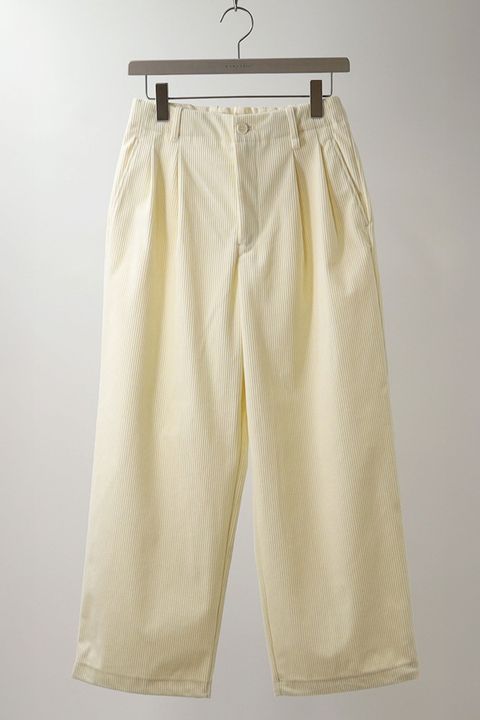 TRICOT CORDUROY PANTS | IVORY | コーデュロイパンツ