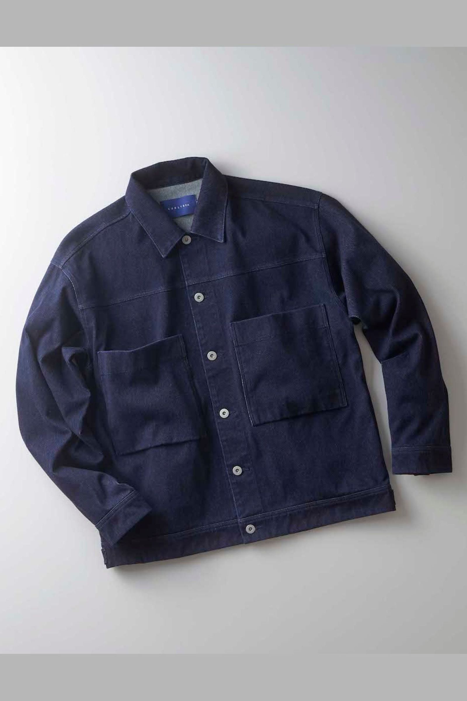 CURLY - INDIGO TRUCKER JACKET -ONE WASHED-/WASHED INDIGO | NapsNote