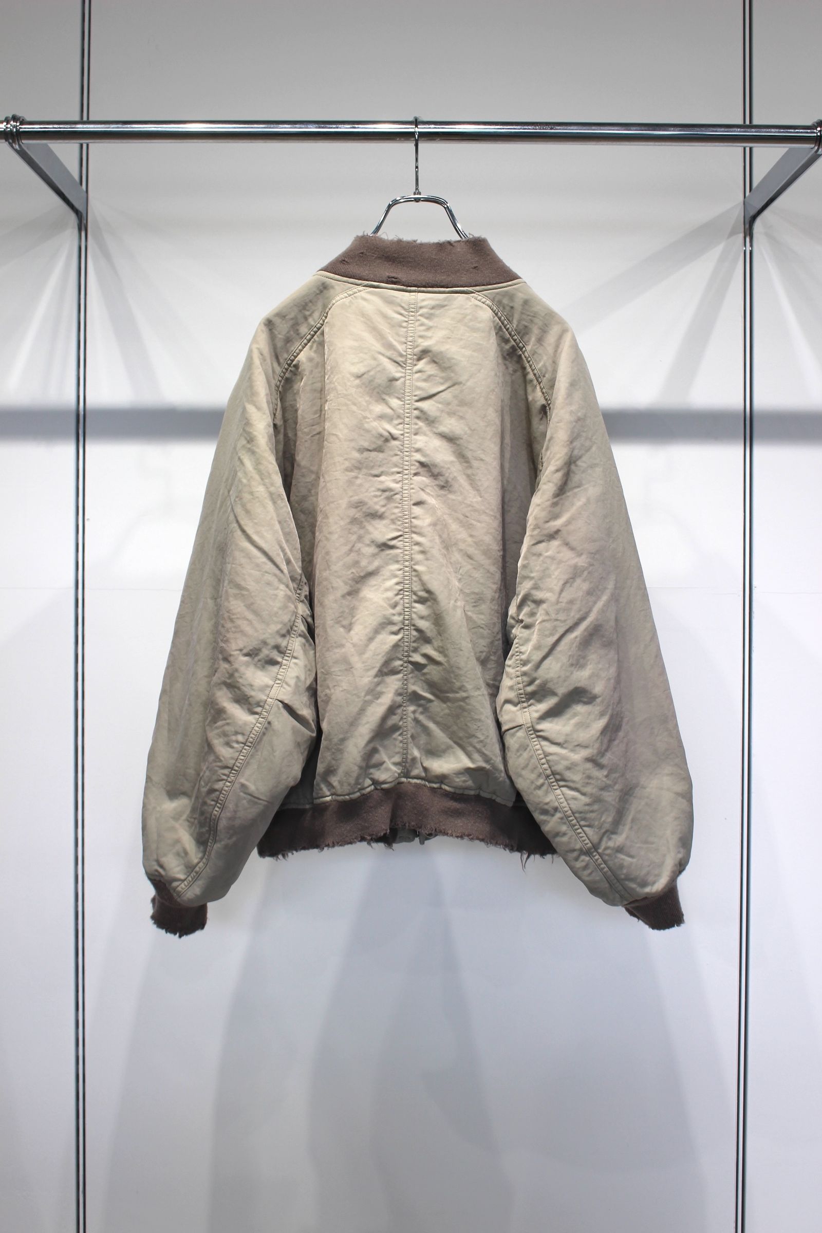 FADED BOMBER JACKET | SAND | ボンバージャケット