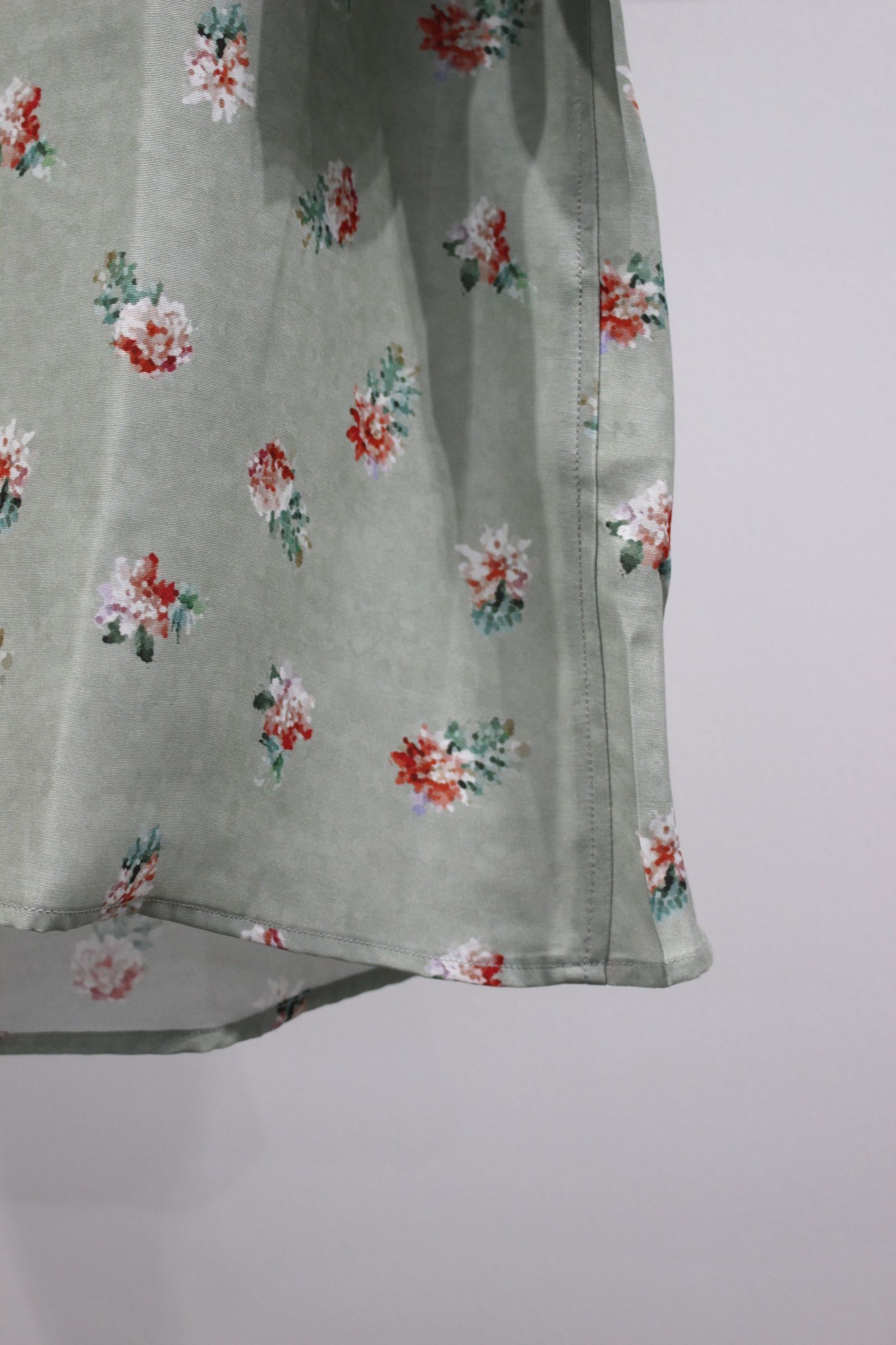 FLOWER OVERSIZED SHIRT S/S/シャツ