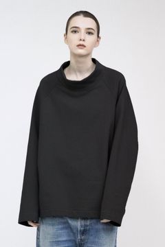 Pile Shape Knitted Sweat (Hi-neck)/ハイネックスウェット