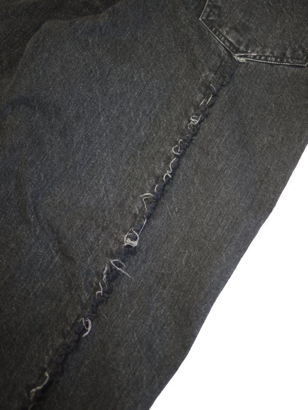 SWITCHING OVER DENIM PANTS/BLACK