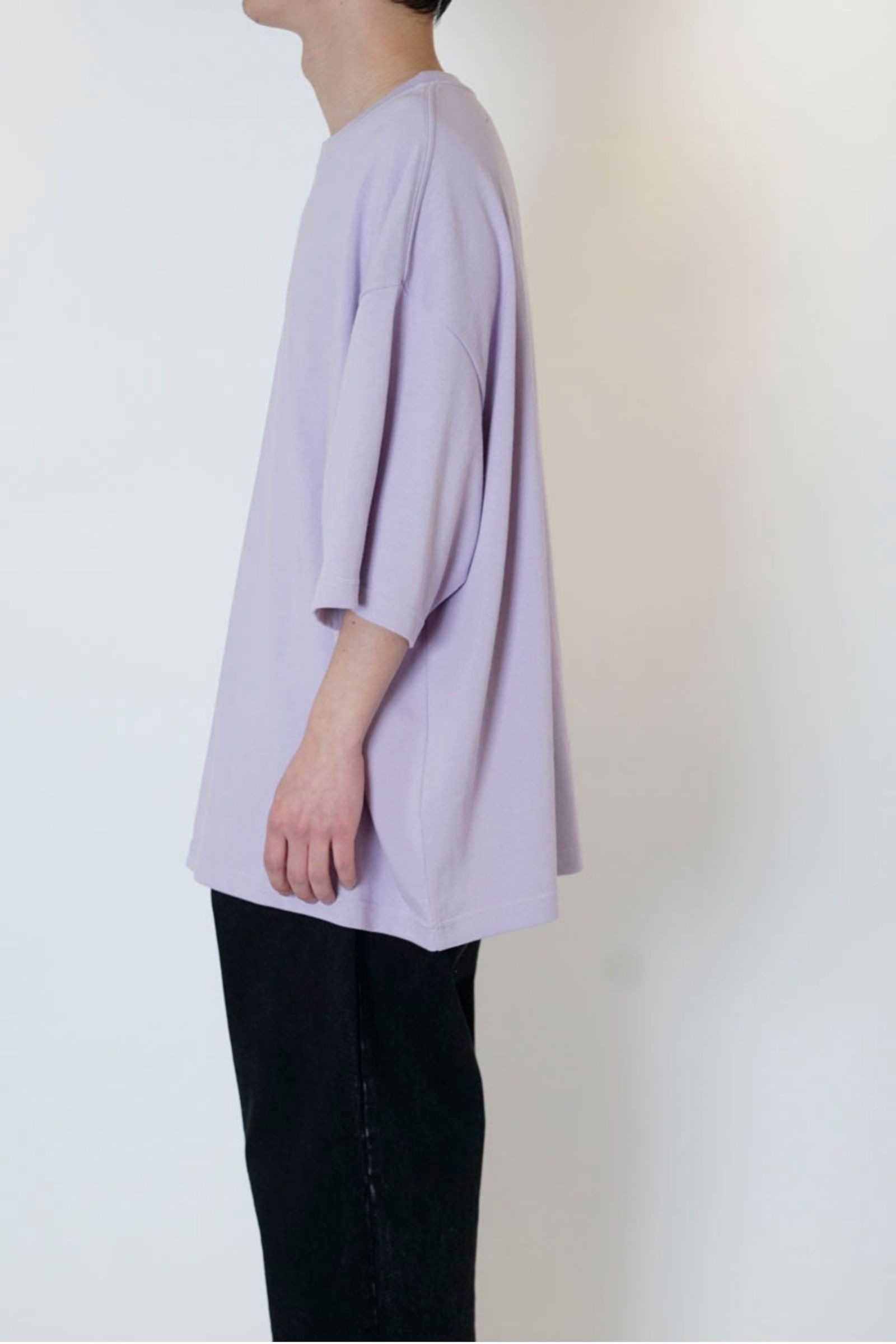 WIDE S/S TEE/LAVENDER