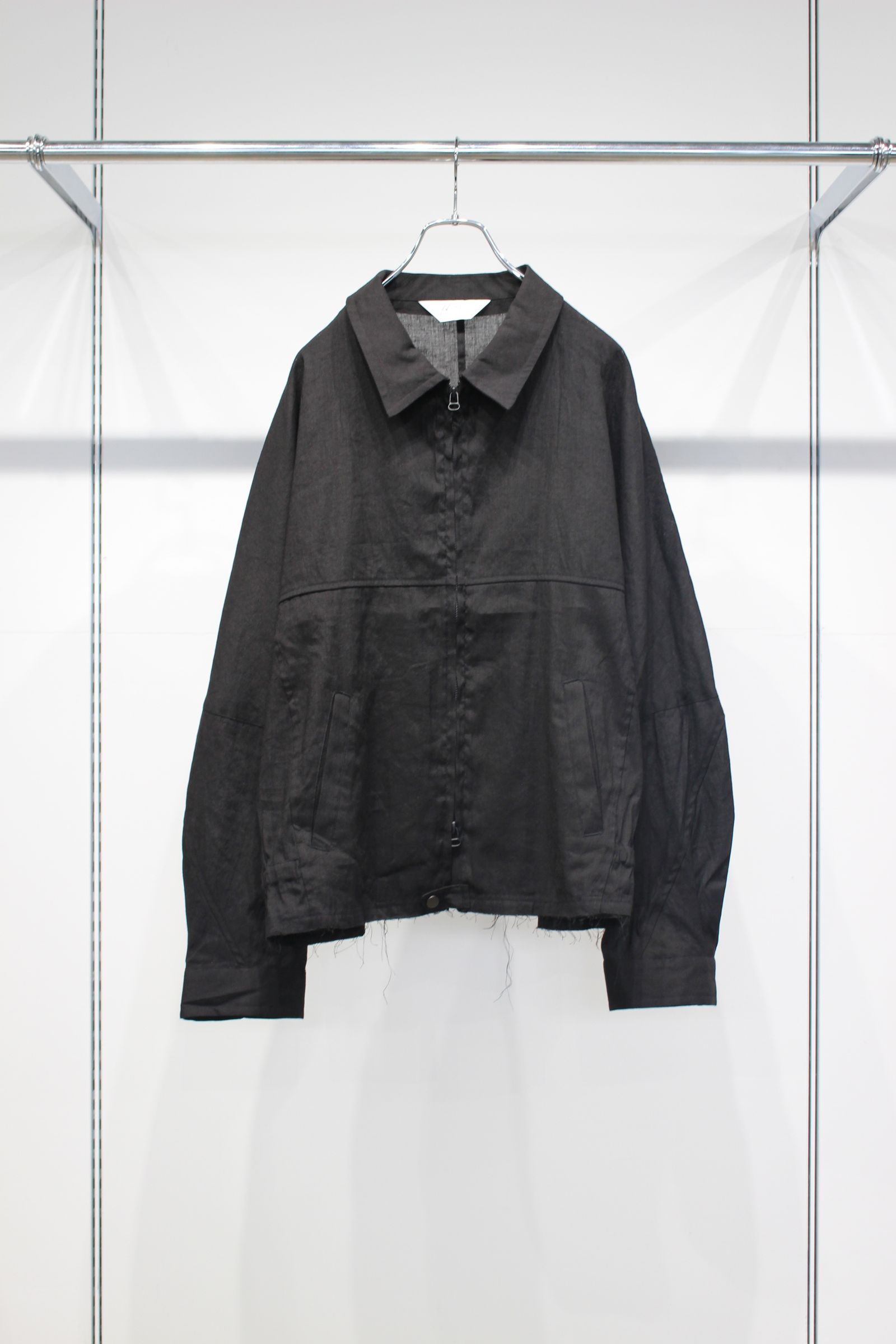 L/N ZIPUP SHIRT JACKET | BLACK | ライトブルゾン