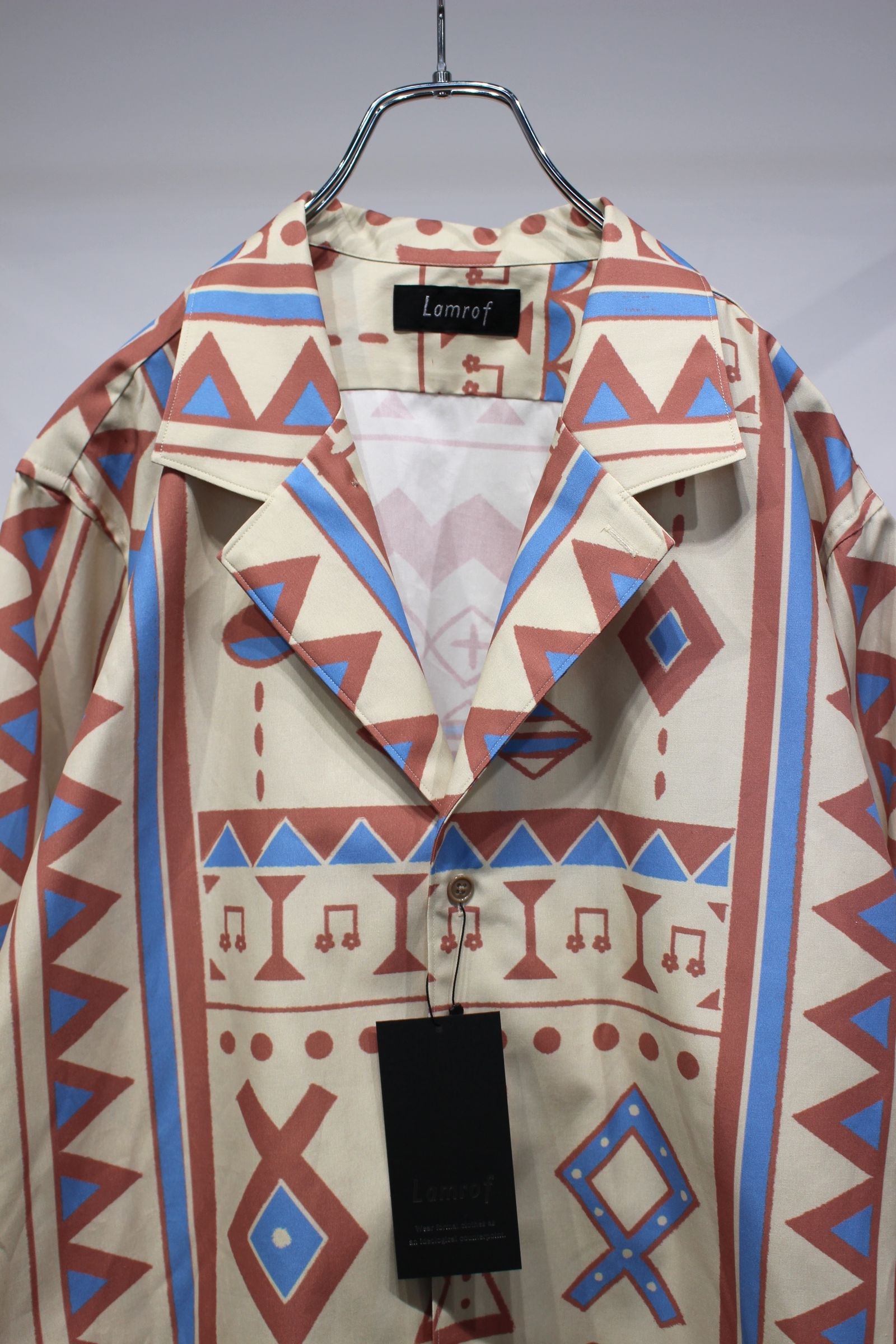 Neo-African Textile Shirt | BEIGE | シャツジャケット