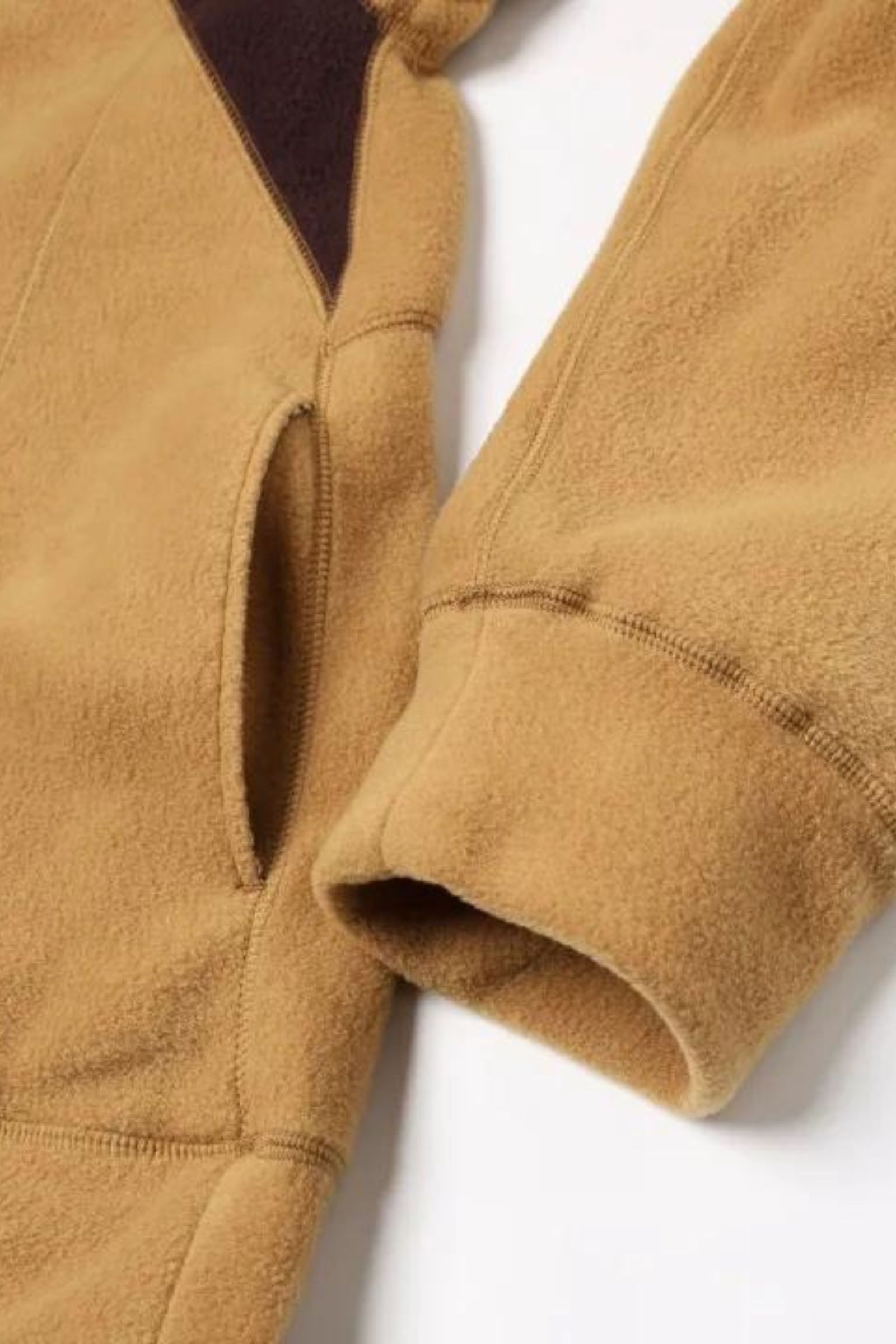 SWITCHING FLEECE HALF ZIP L/S | BEIGE | フリース