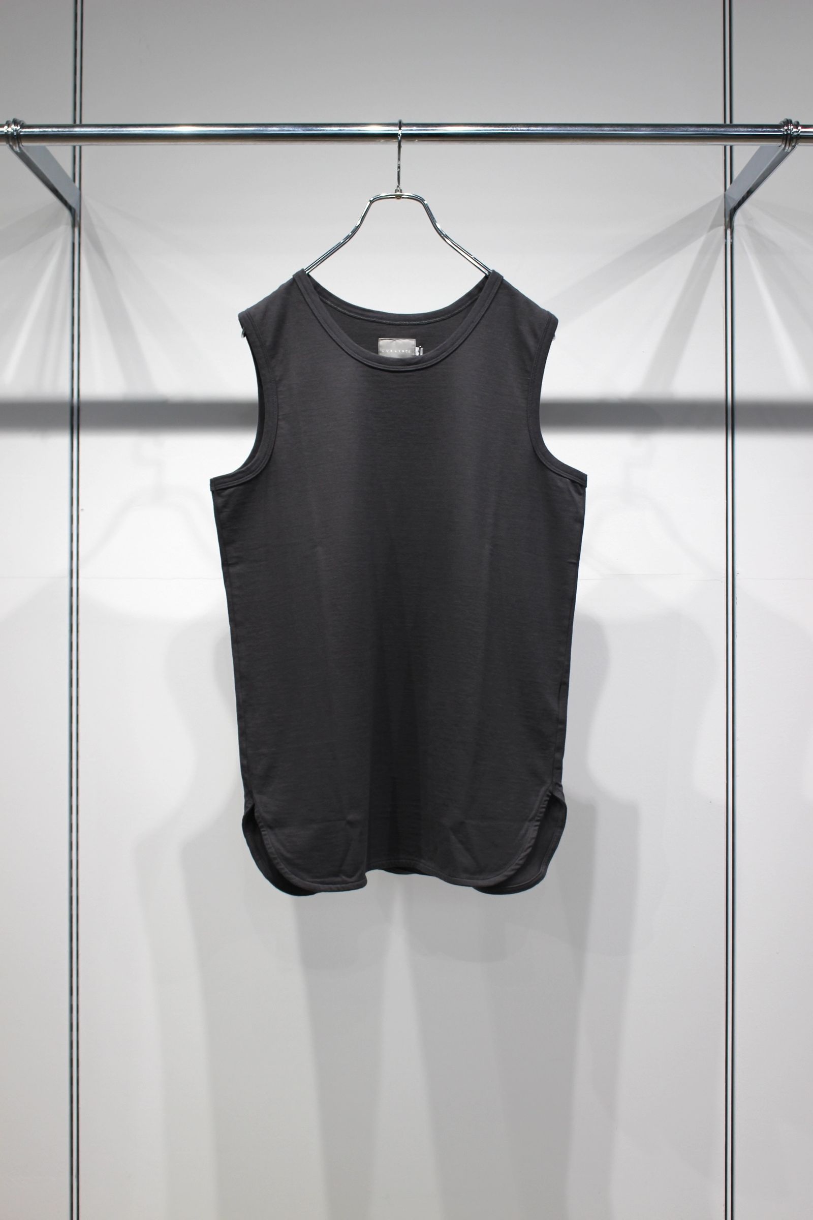 BASIC COTTON TANK TOP | CHARCOAL | タンクトップ