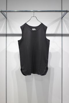 BASIC COTTON TANK TOP | CHARCOAL | タンクトップ