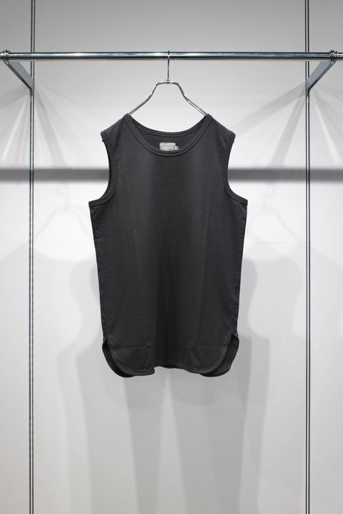 BASIC COTTON TANK TOP | CHARCOAL | タンクトップ