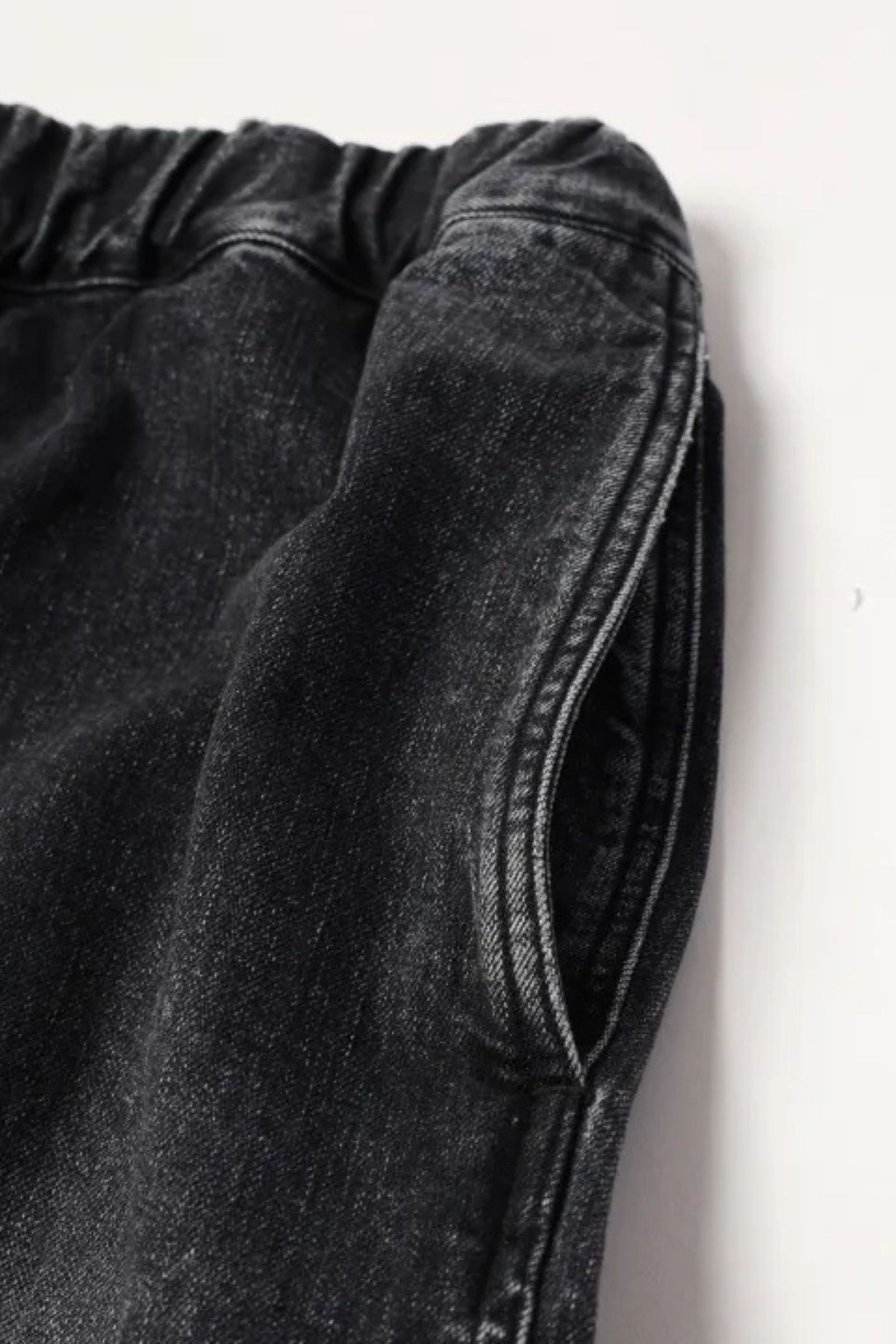 [ラスト1点] PARACHUTE DENIM PANTS | BLACK | デニム
