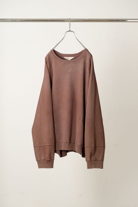 FLEECE-LINED SWEAT SHIRT | MARRON | スウェット