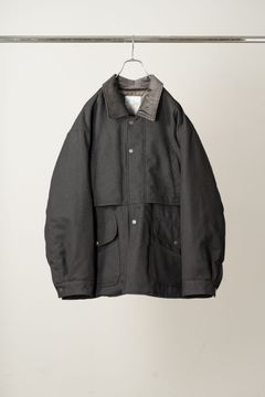 WOOL HALF JACKET | BLACK | ハーフジャケット