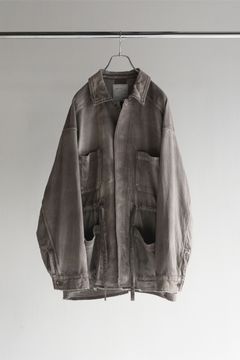 AGING DENIM SHIRT JACKET | BROWN | ジャケット