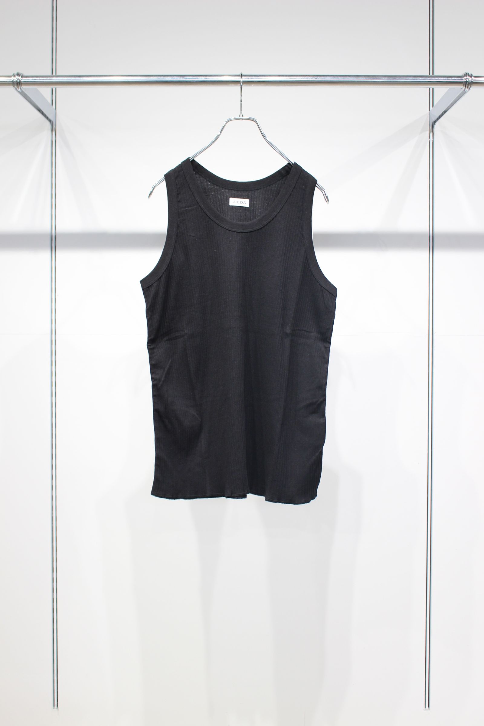 VINTAGE LIGHT RIB T/TOP | BLACK | タンクトップ