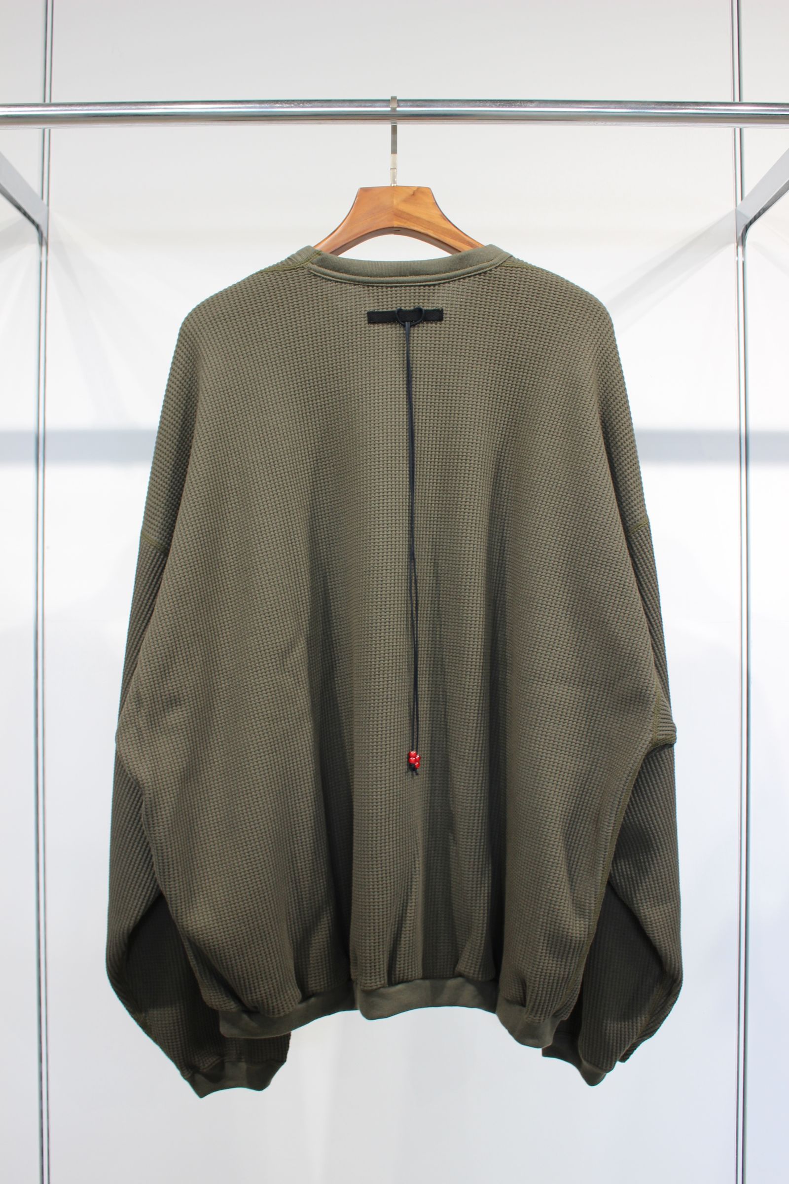 ANCELLM - WAFFLE OVERSIZE LS/BLACK | NapsNote