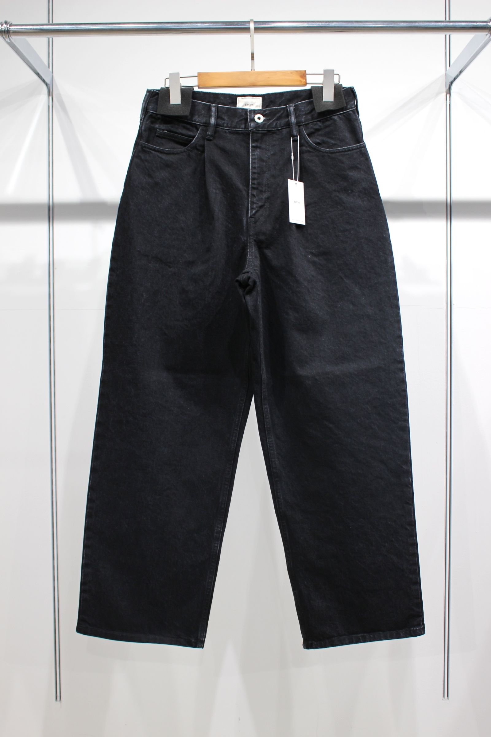 1TUCK BAGGY DENIM BIO | BLACK | デニム