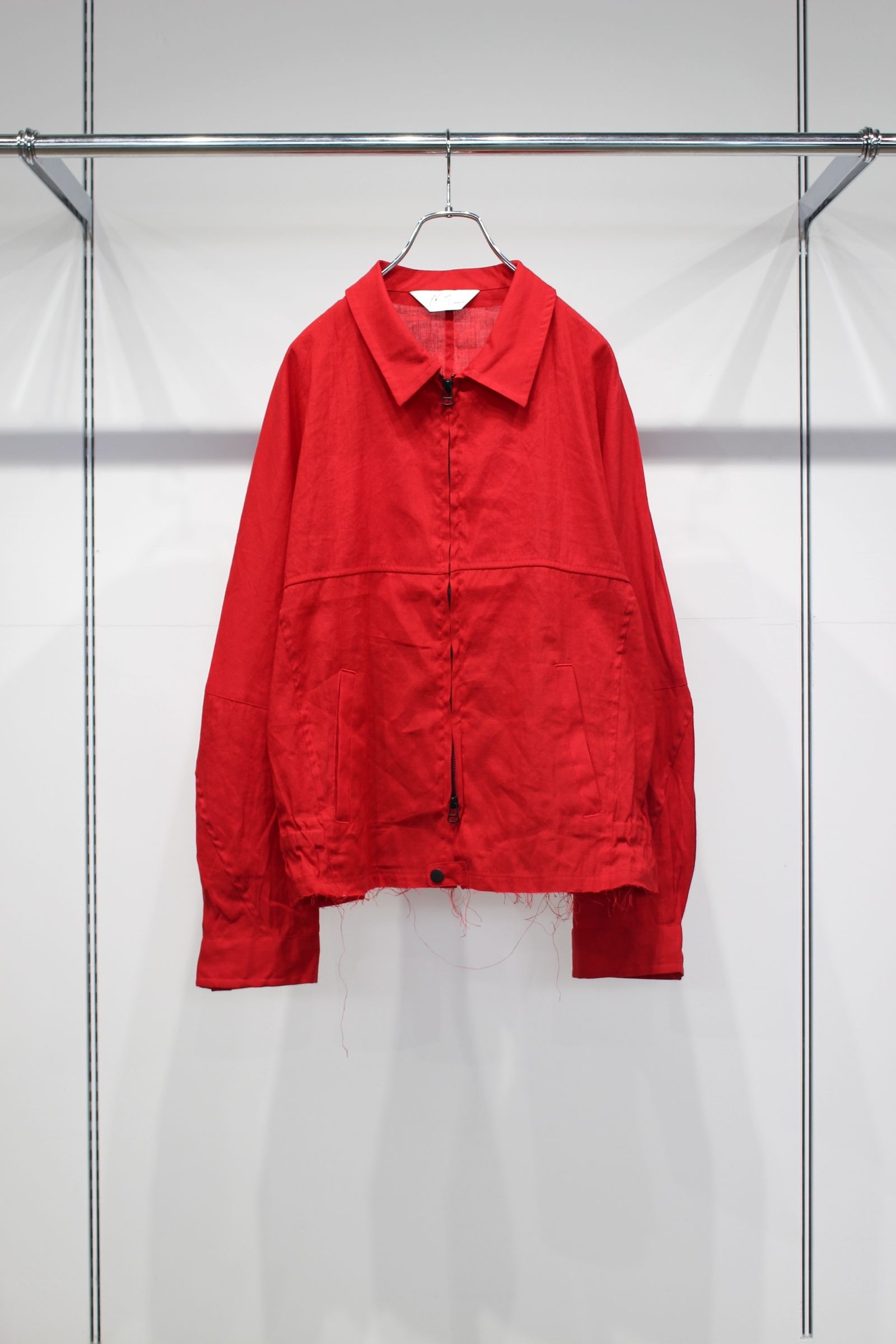 L/N ZIPUP SHIRT JACKET | RED | ライトブルゾン