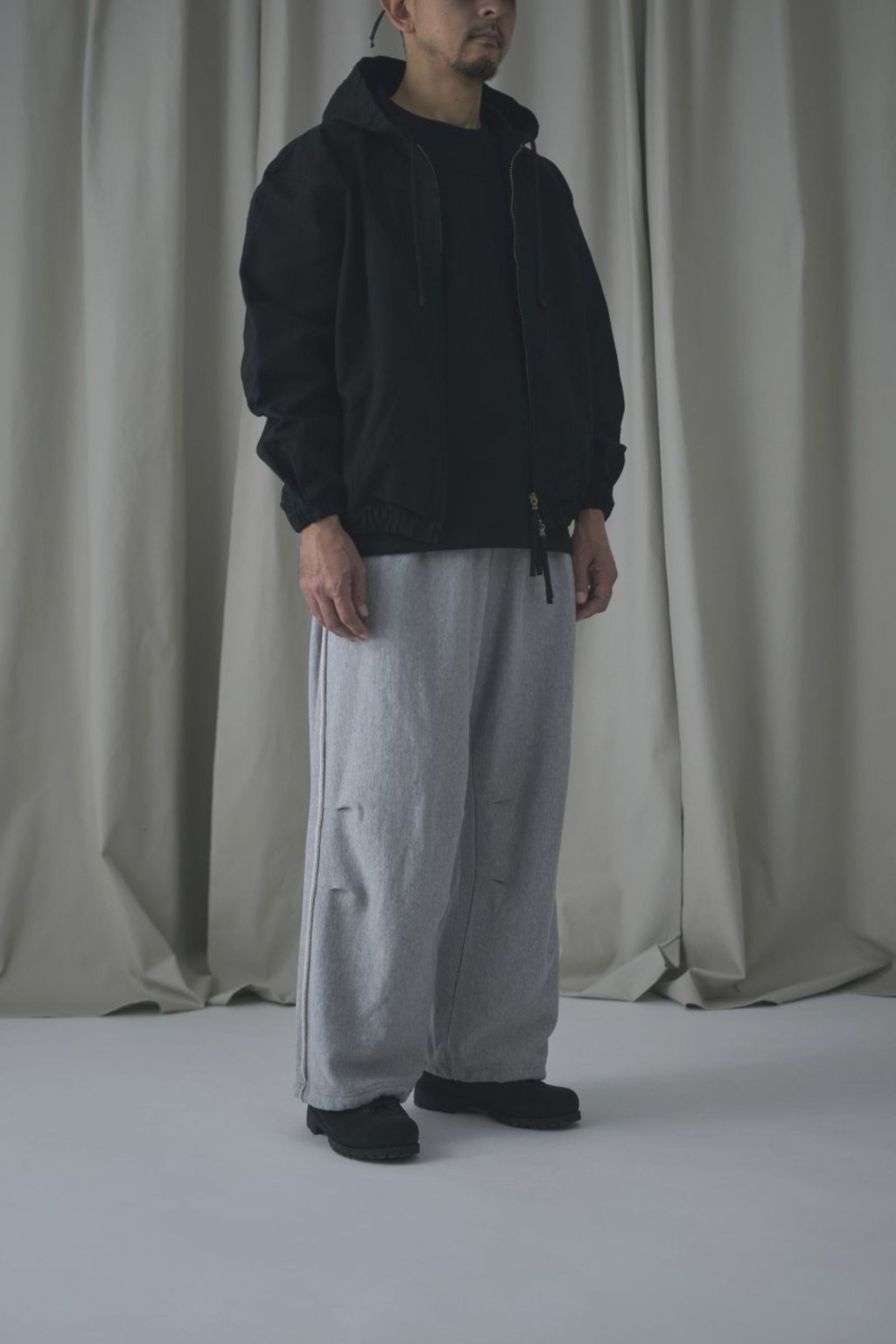 FAITHFUL HOOD JUMPER | BLACK | ジップアップフーディー