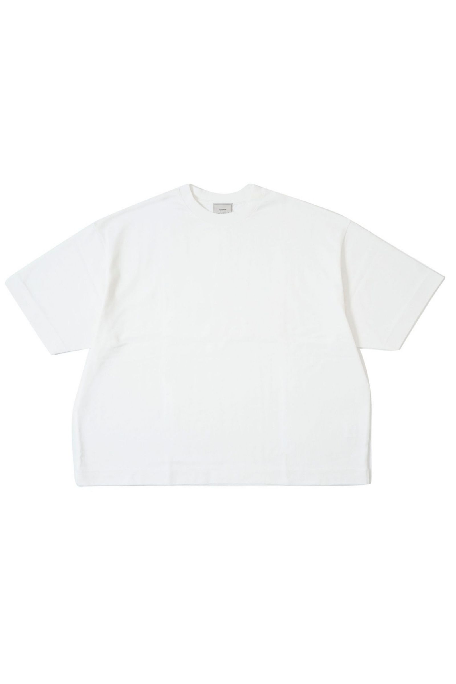 WIDE S/S TEE/WHITE