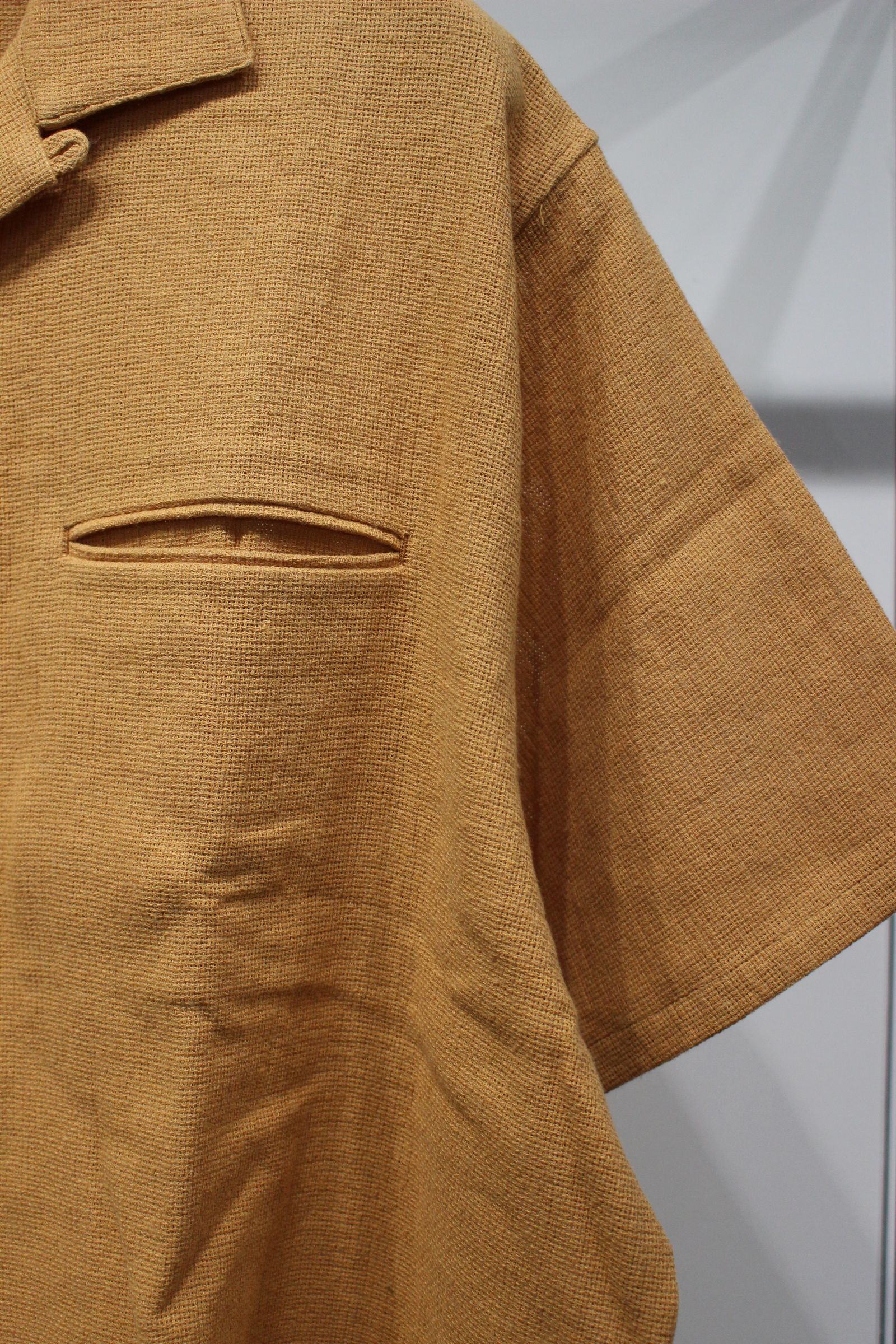 Linen Panama Shirts | INDIAN YELLOW | シャツ