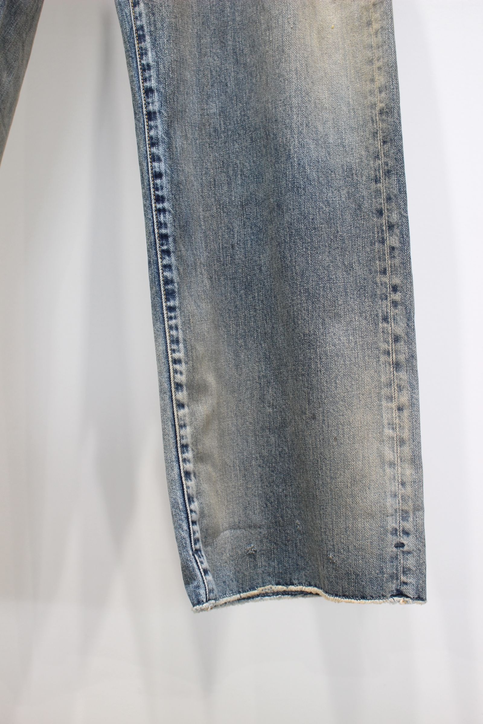 CUT-OFF LENGTH DENIM PANTS | INDIGO | デニムパンツ