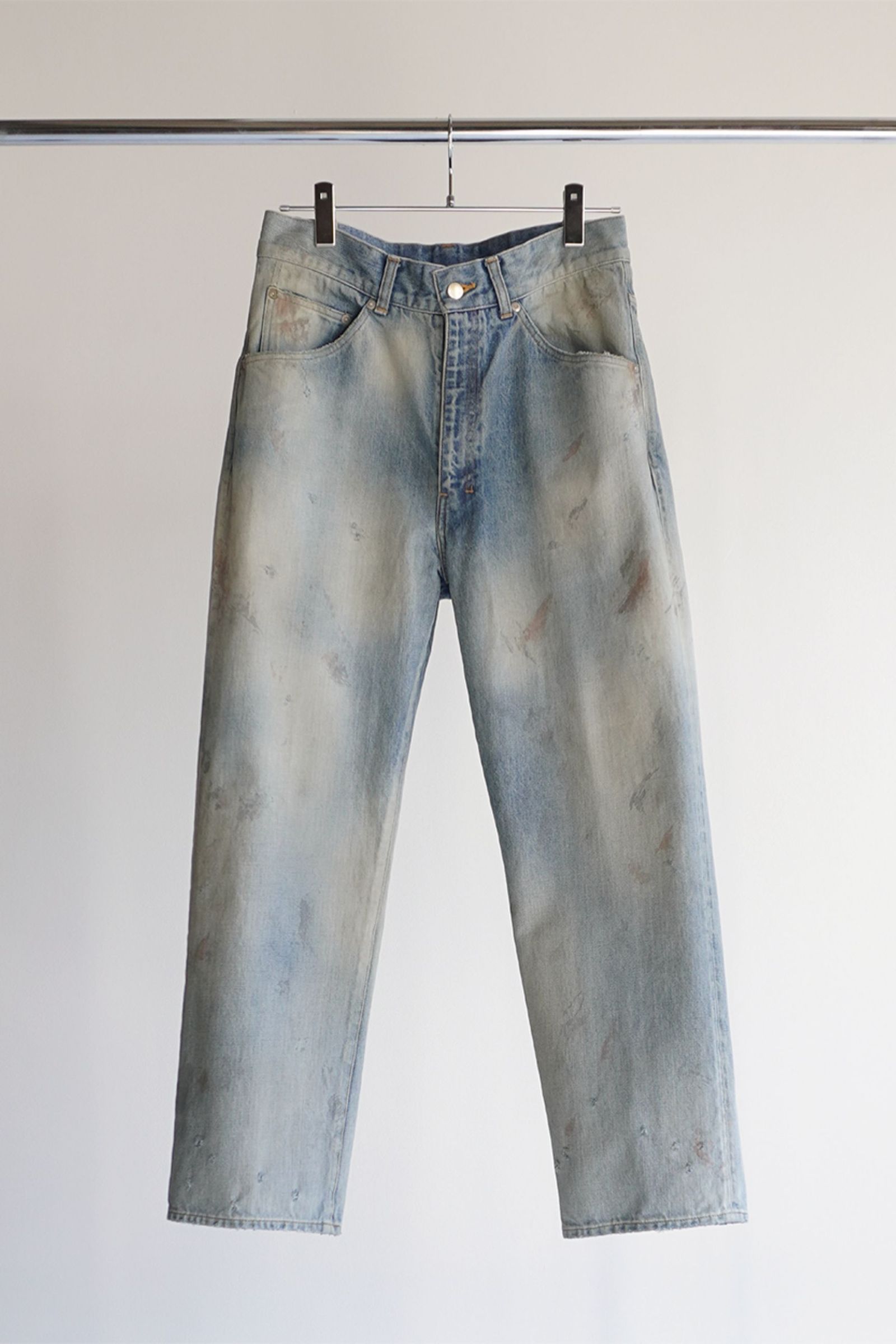 ANCELLM - SELVEDGE DENIM STRAIGHT 5P PANTS/INDIGO | NapsNote