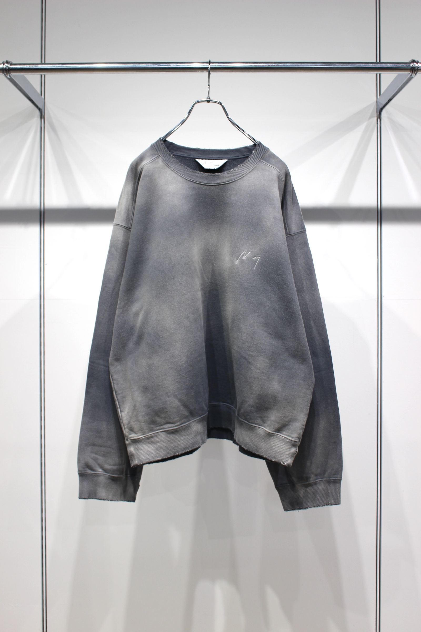 [ラスト1点] UNEVENNESS SWEAT SHIRT | GRAY | スウェット
