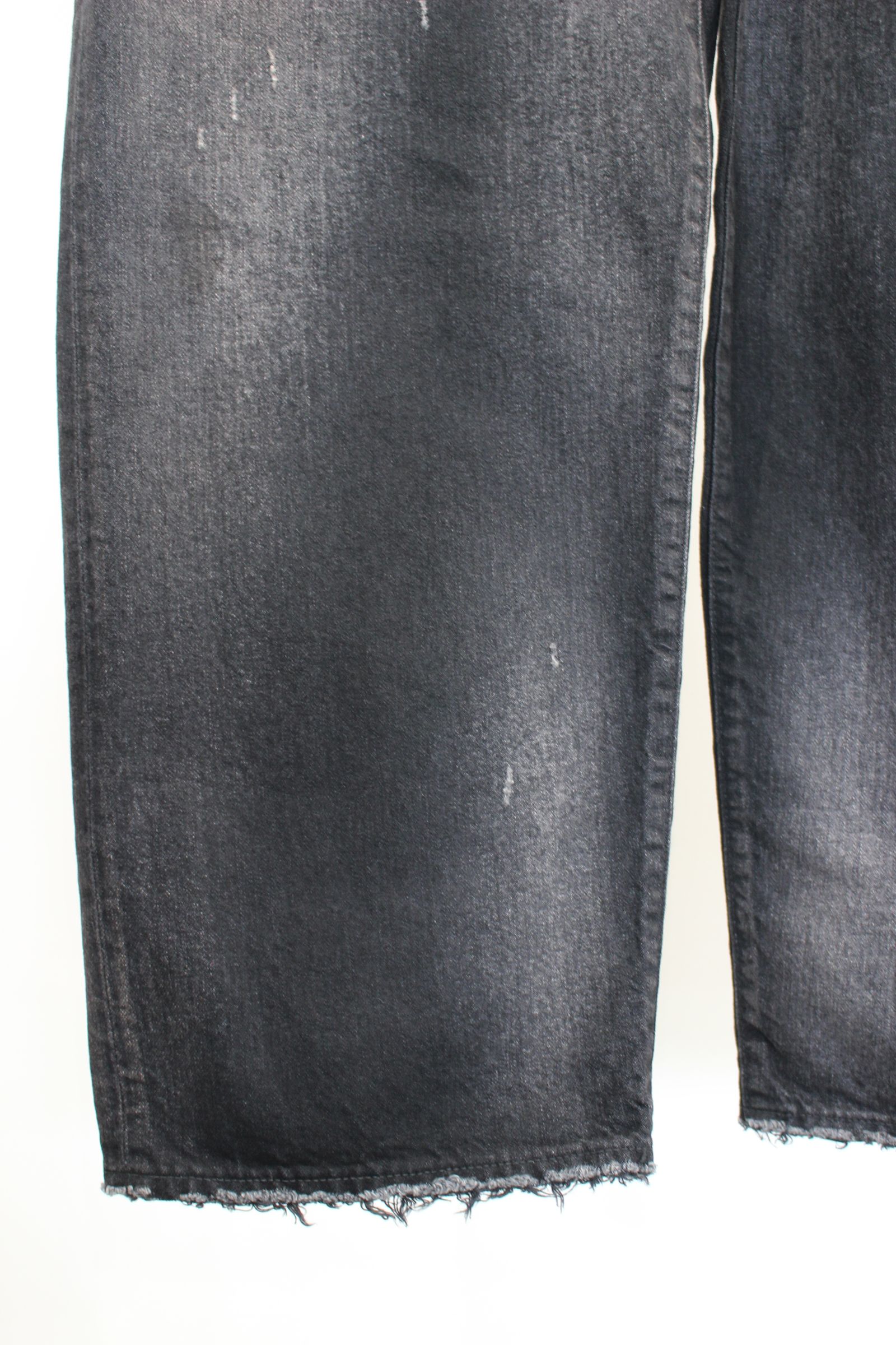 AGING TAPERED 5P DENIM PANTS | BLACK | デニム